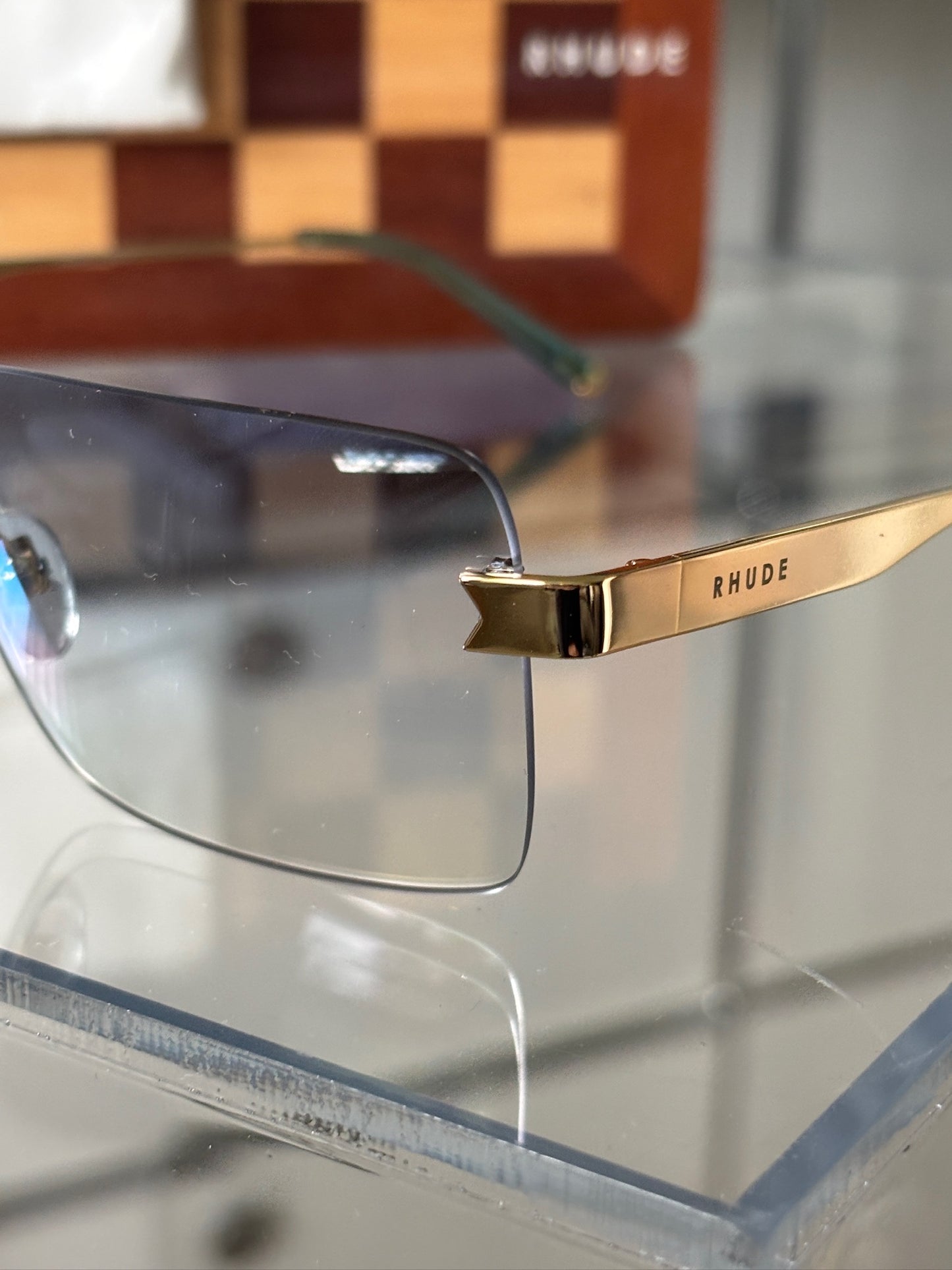 New Money Rimless Sunglasses