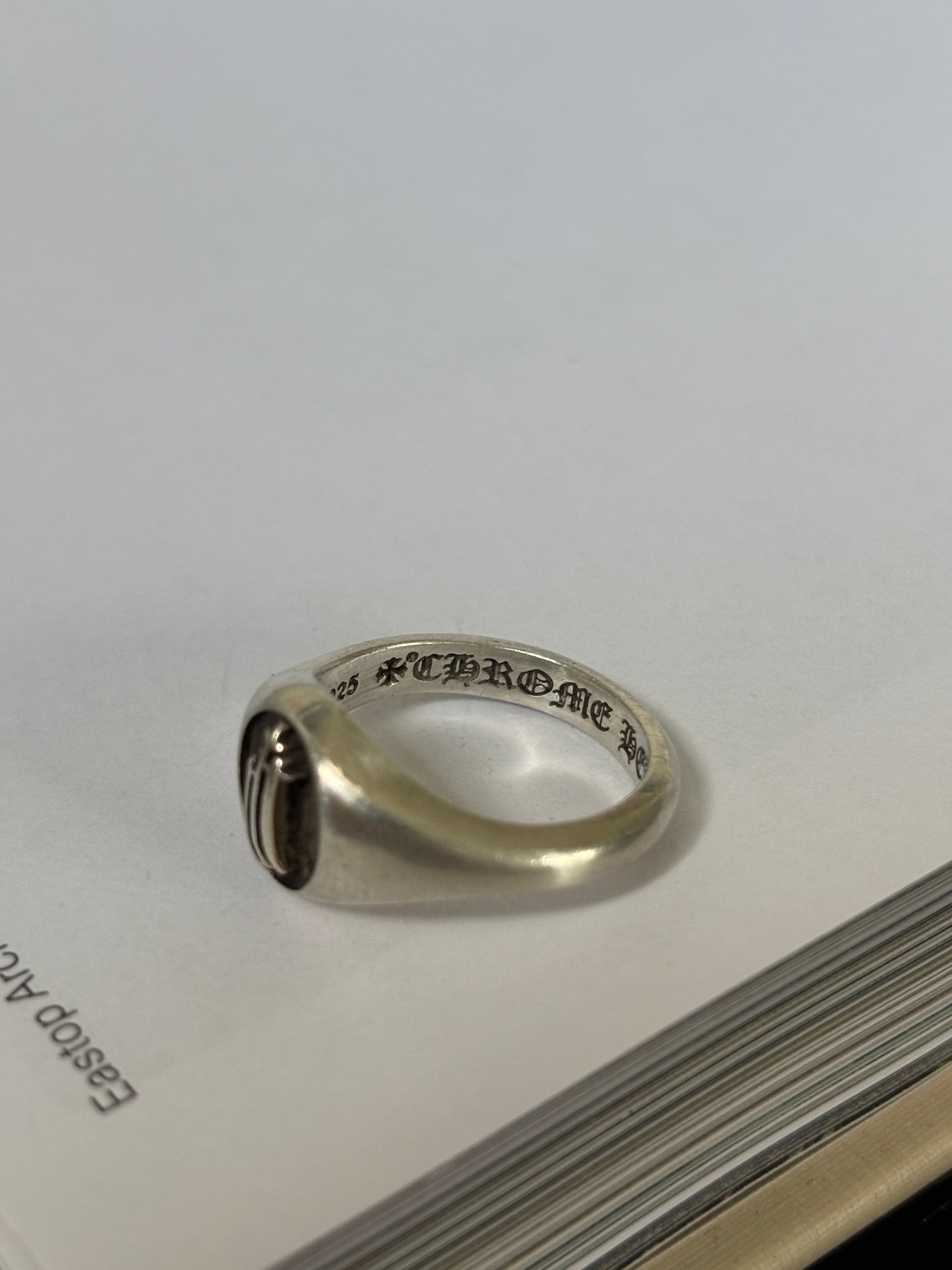 Signet Triple Cross Ring
