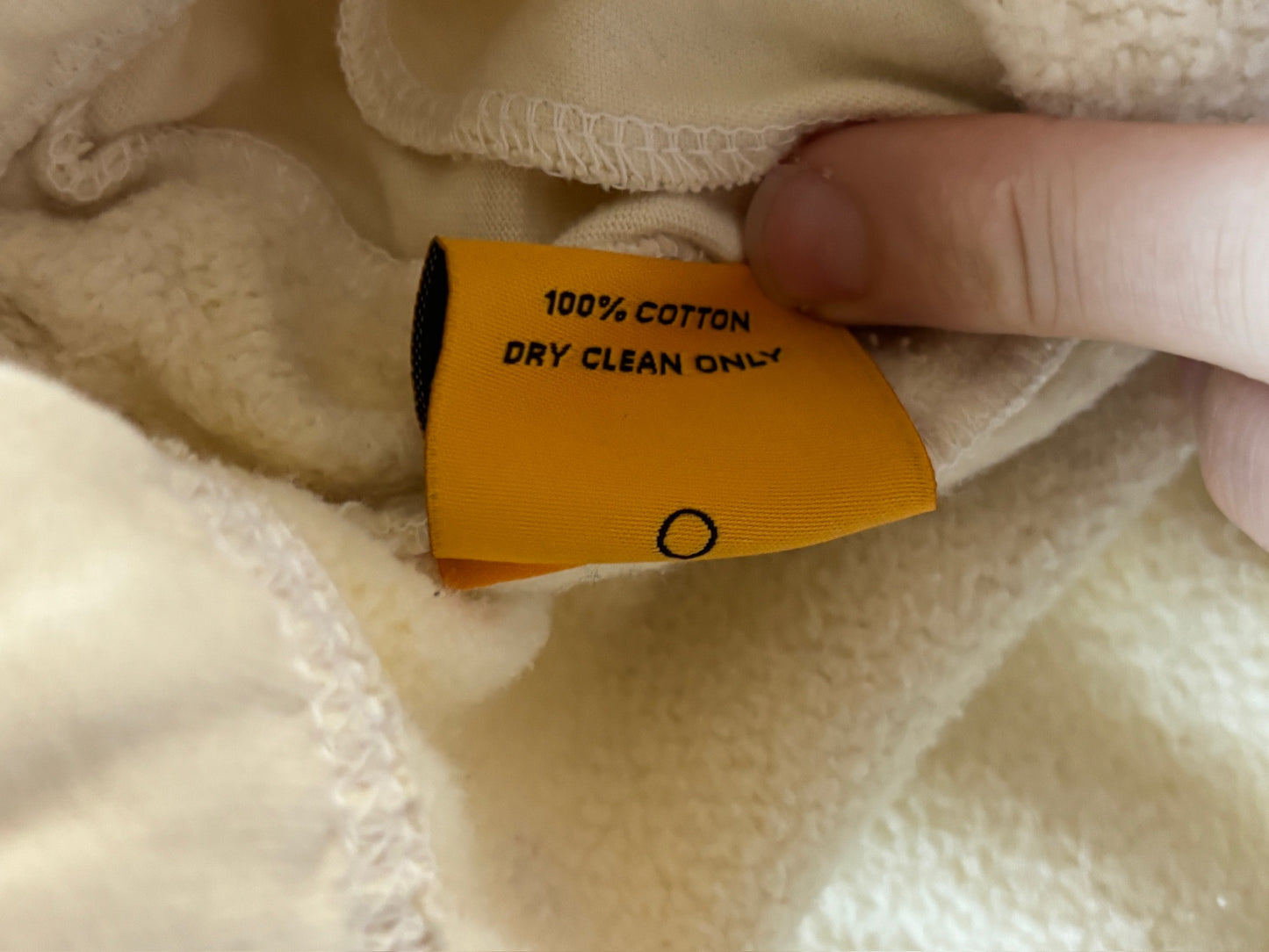 Cream Flare Sweatpants