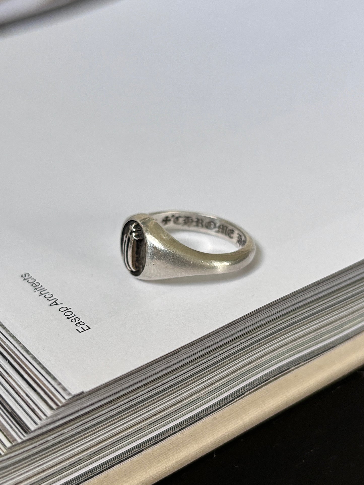 Signet Triple Cross Ring