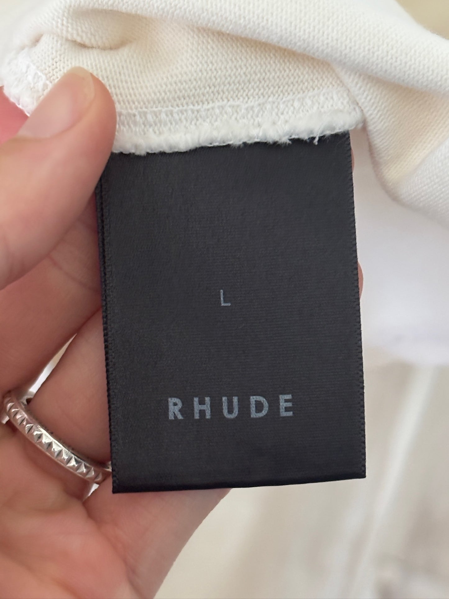 Red Repeat Chevron Logo Tee