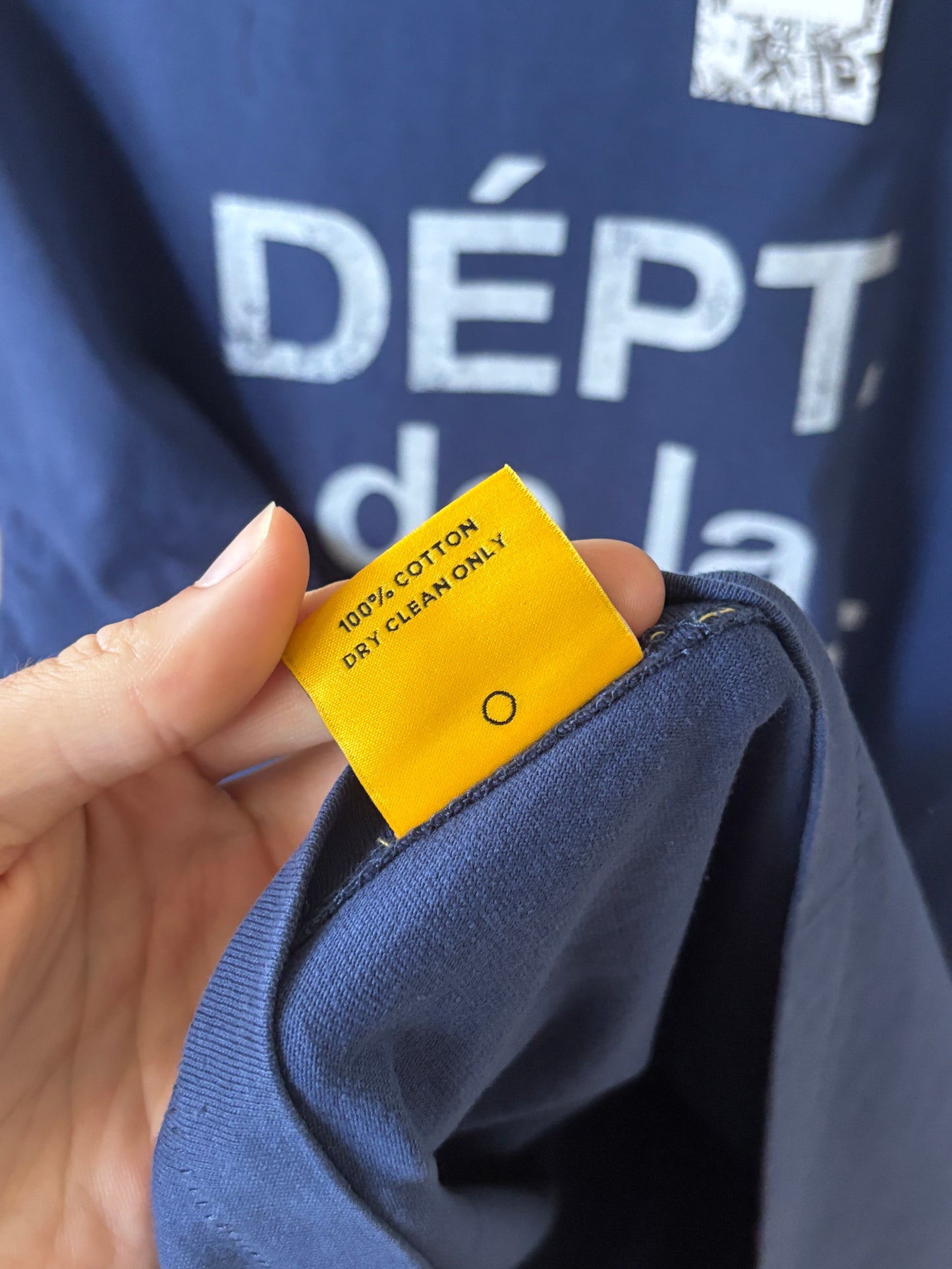 Blue French Logo Tee