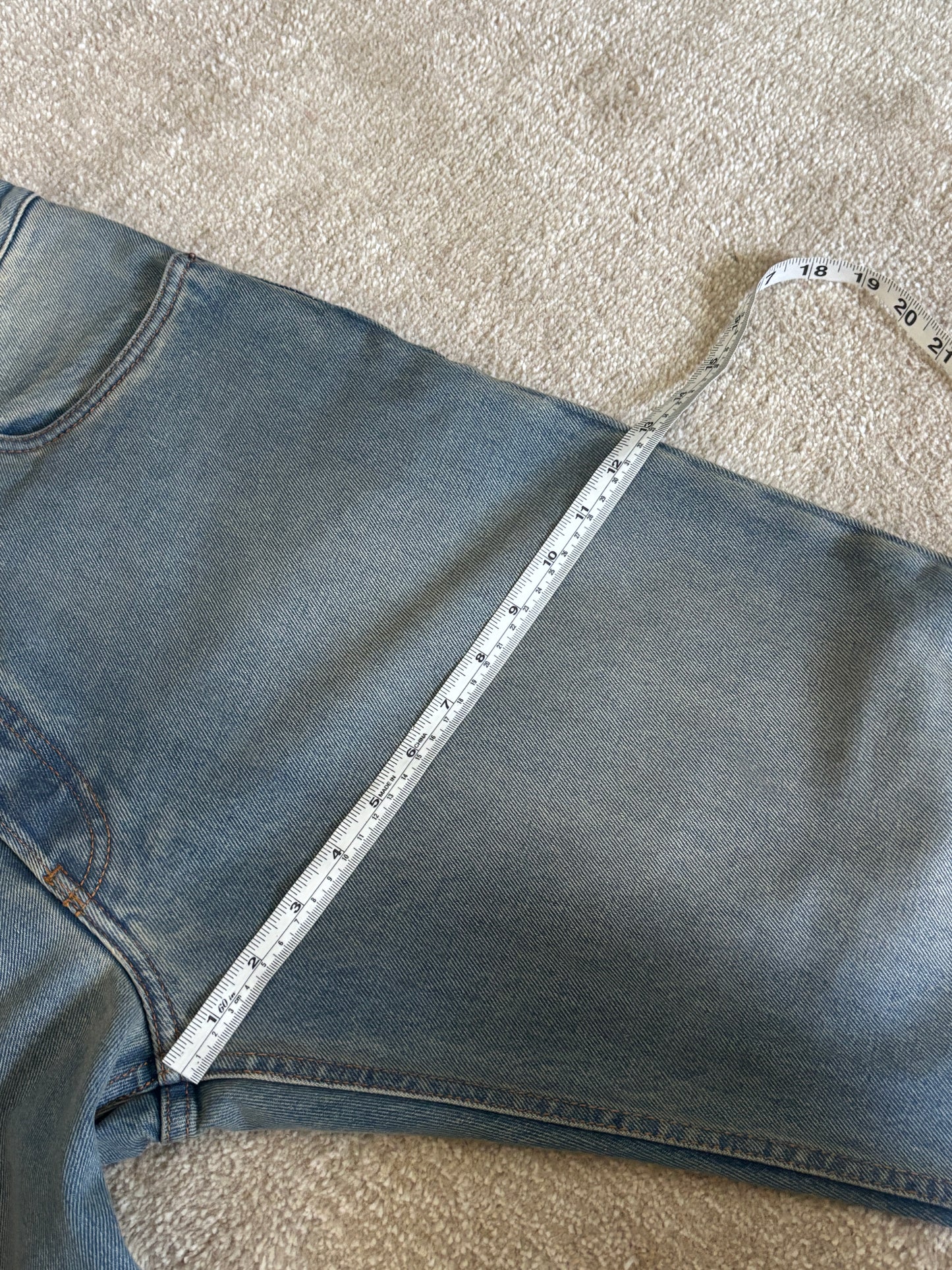 Washed Logo Denim