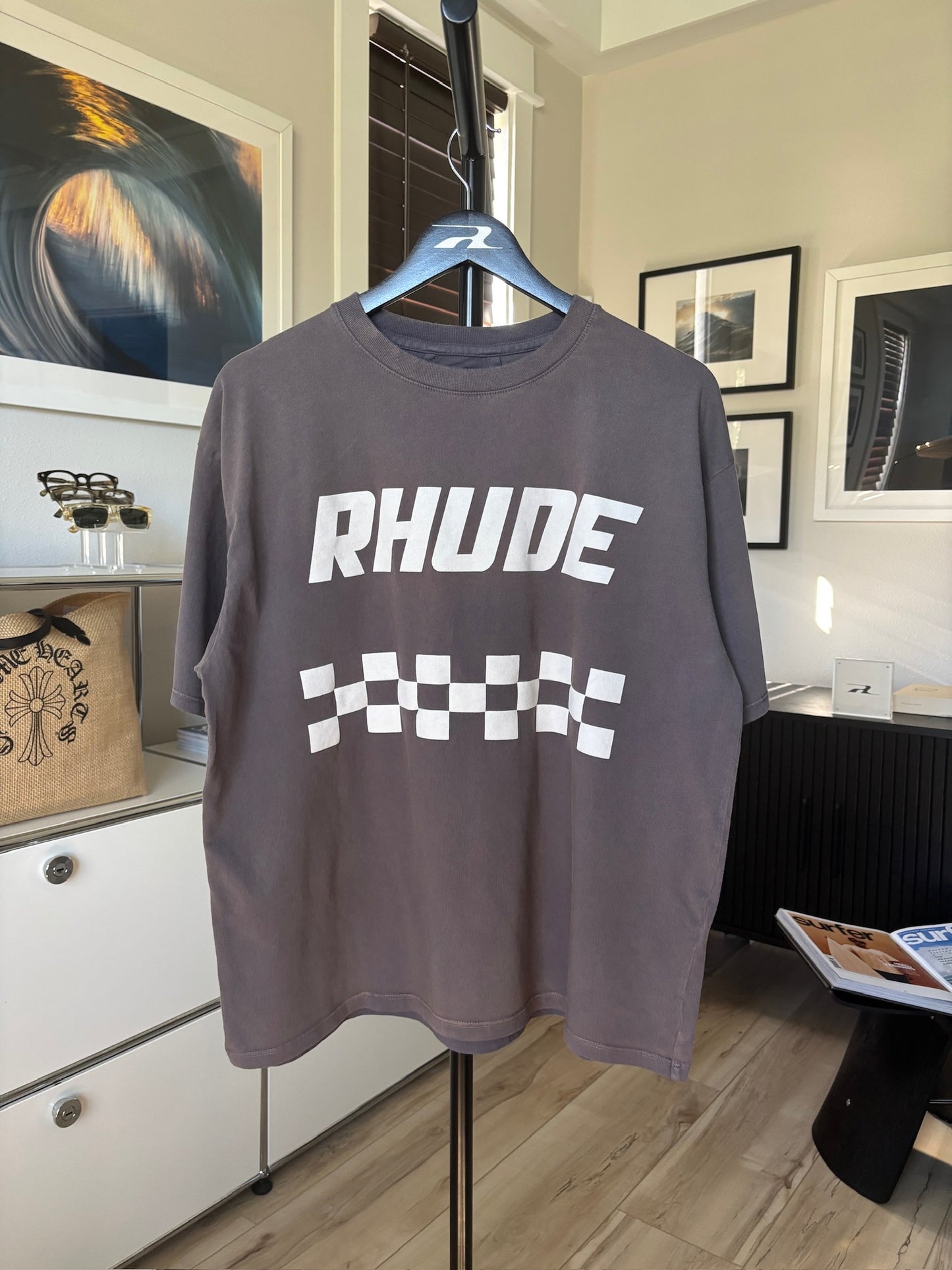 Faded 4x4 Checkered Logo Tee