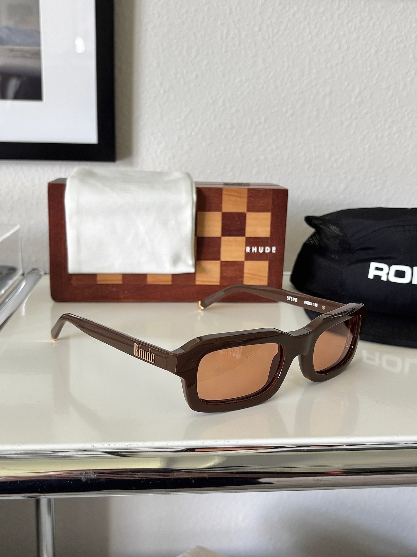 Mocha Brown Steve Frame Sunglasses