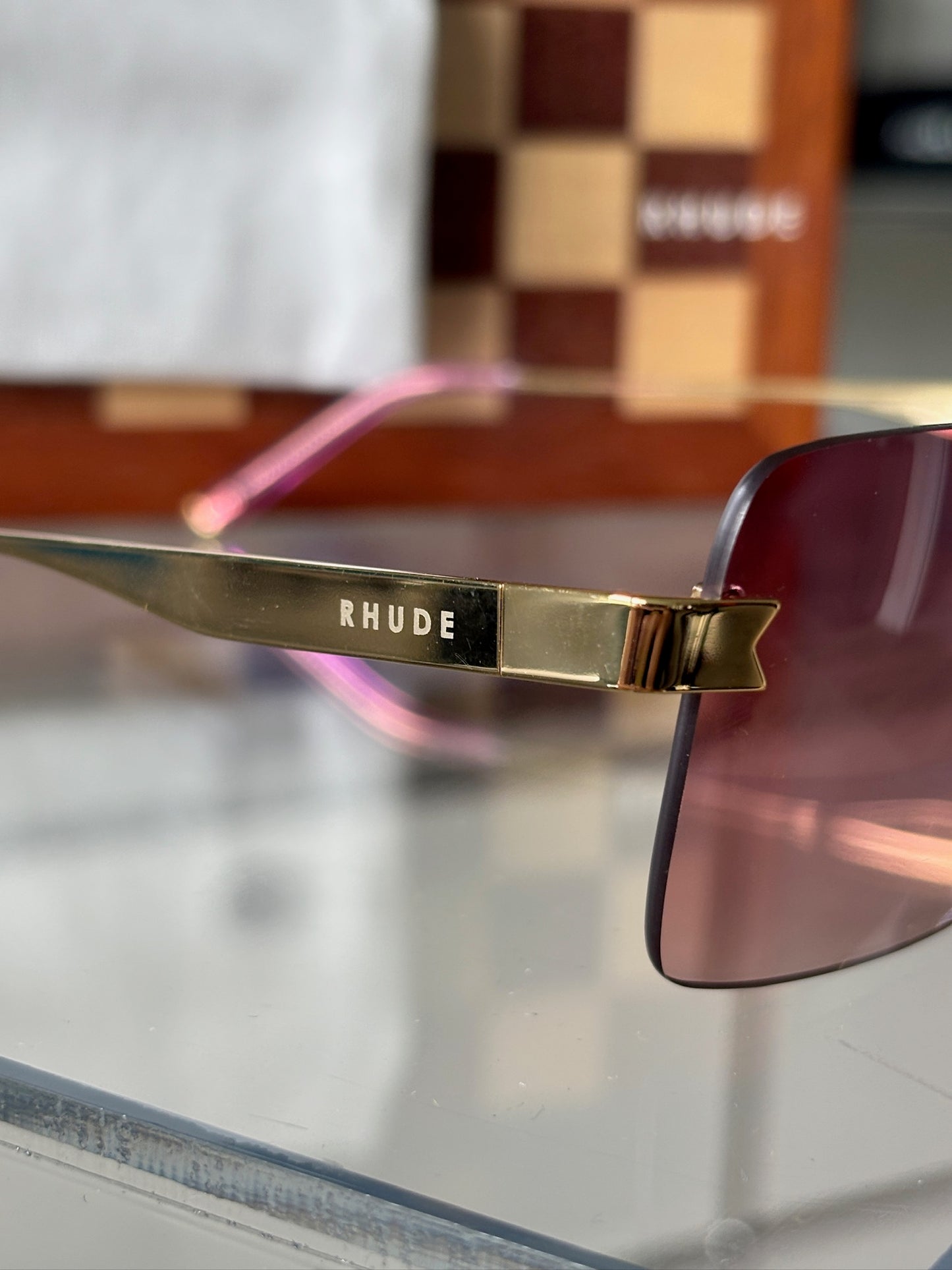 New Money Rimless Sunglasses