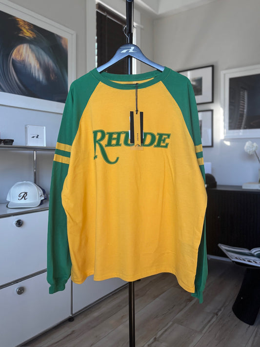 Yellow Green Logo Jersey Tee