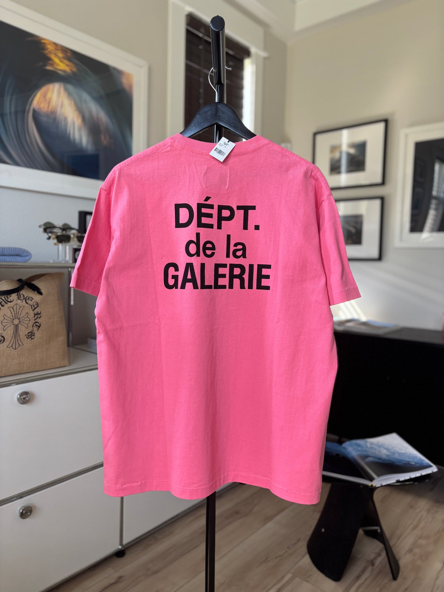 Pink French Logo Tee