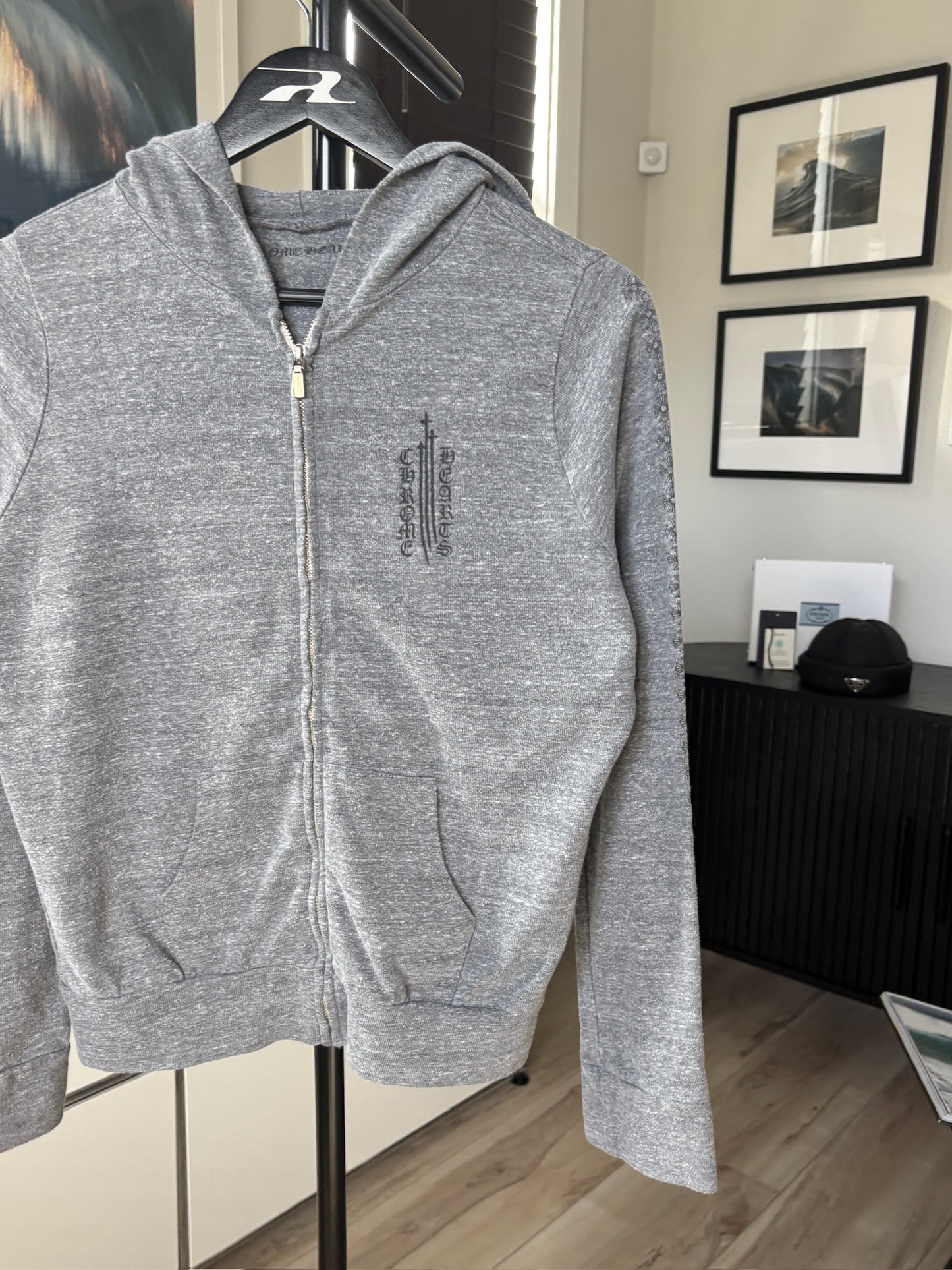 Cross Zip Hoodie