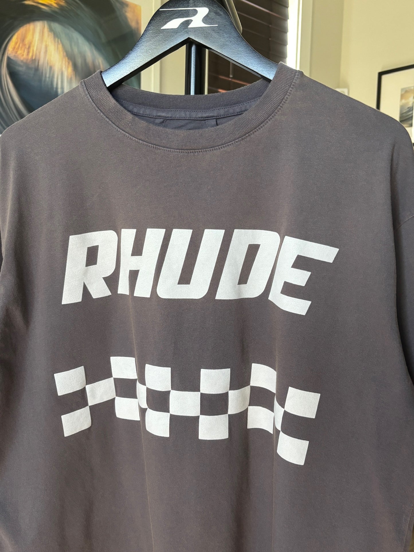 Faded 4x4 Checkered Logo Tee