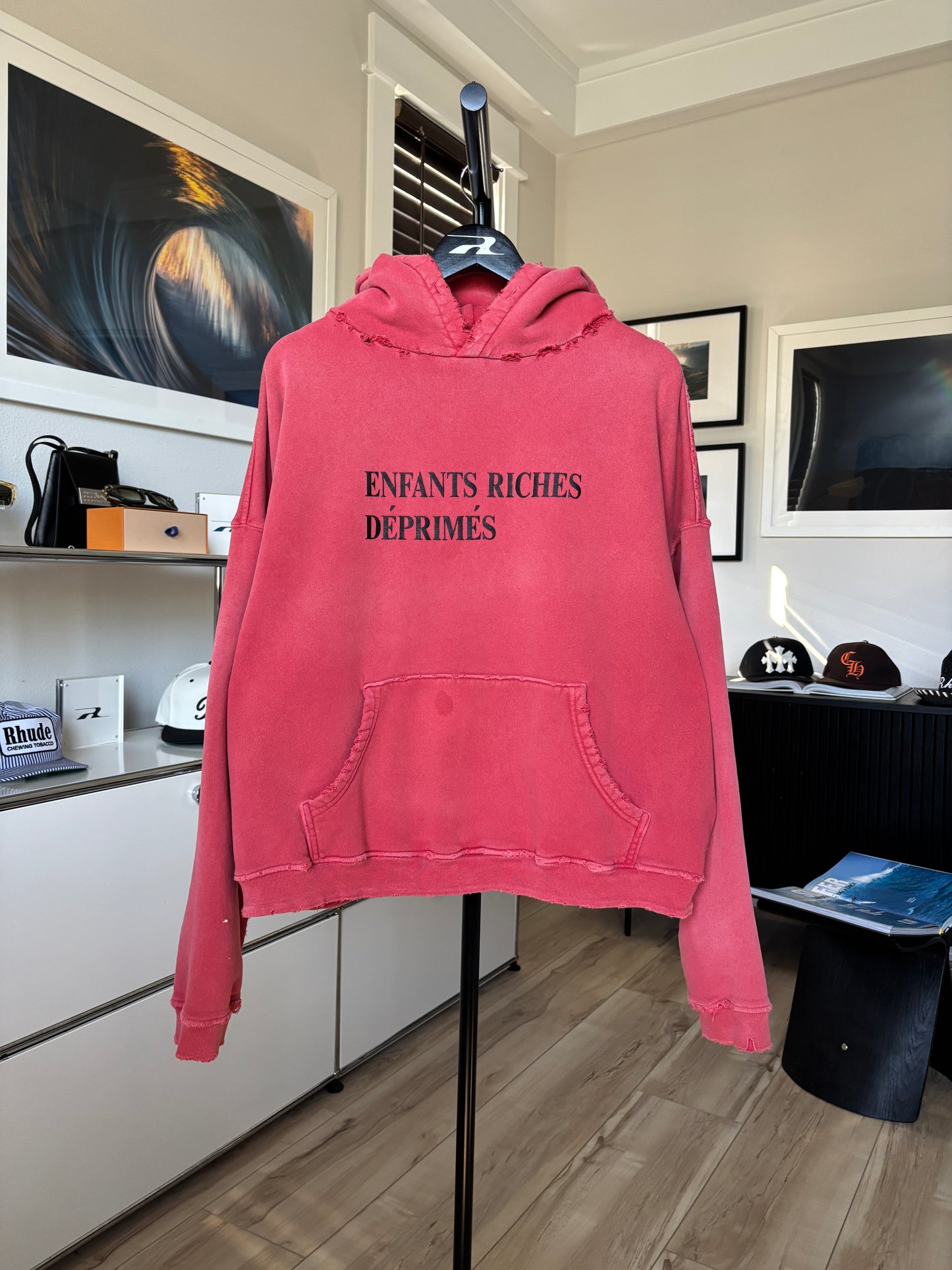 Distressed Logo Hoodie