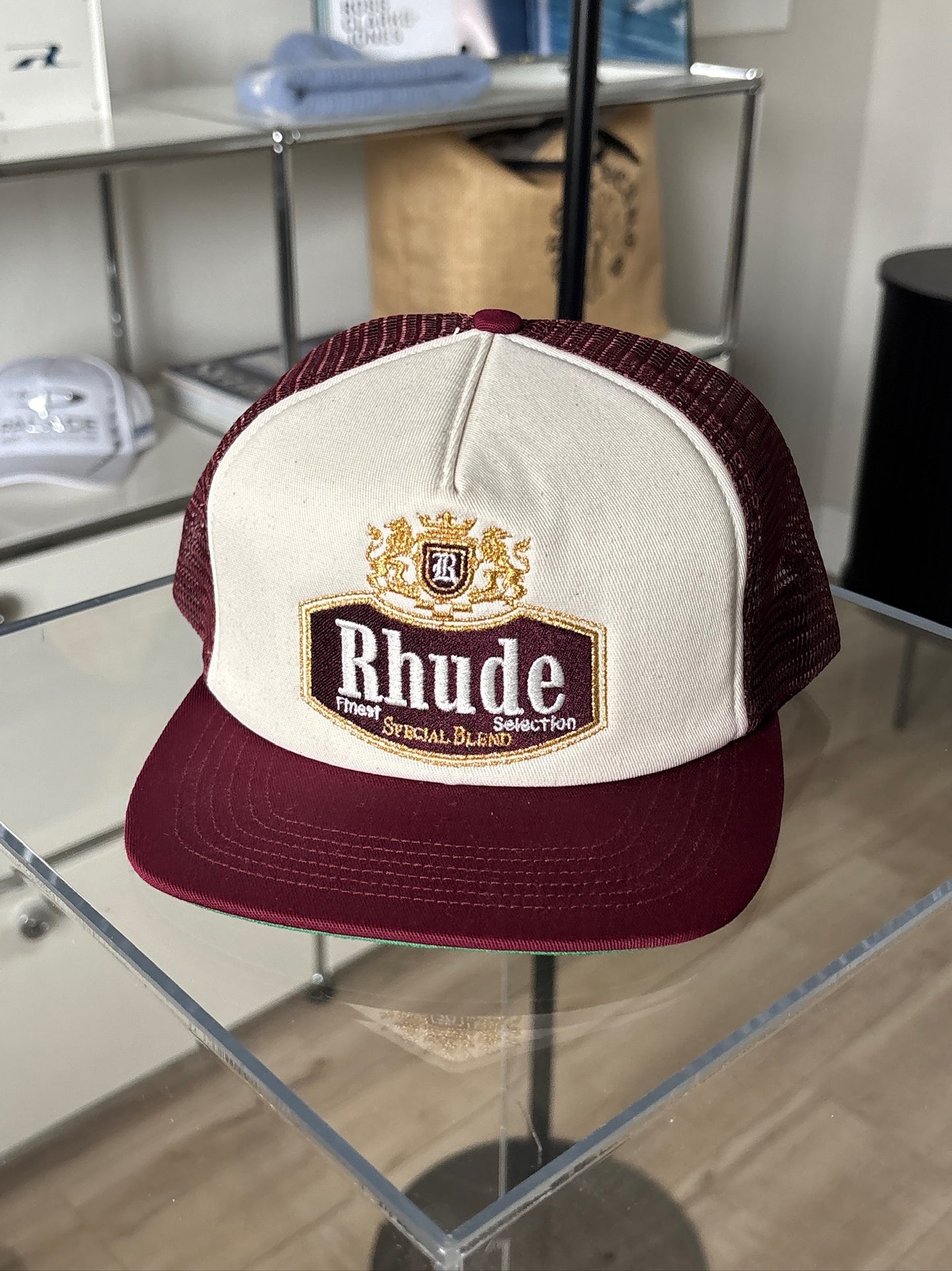 Burgundy Wine Logo Hat