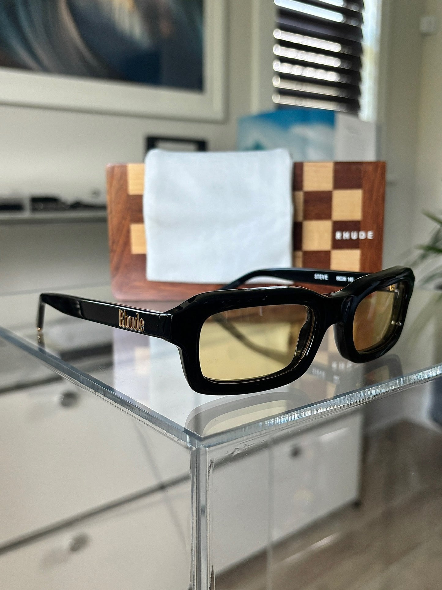 Black Steve Frame Sunglasses