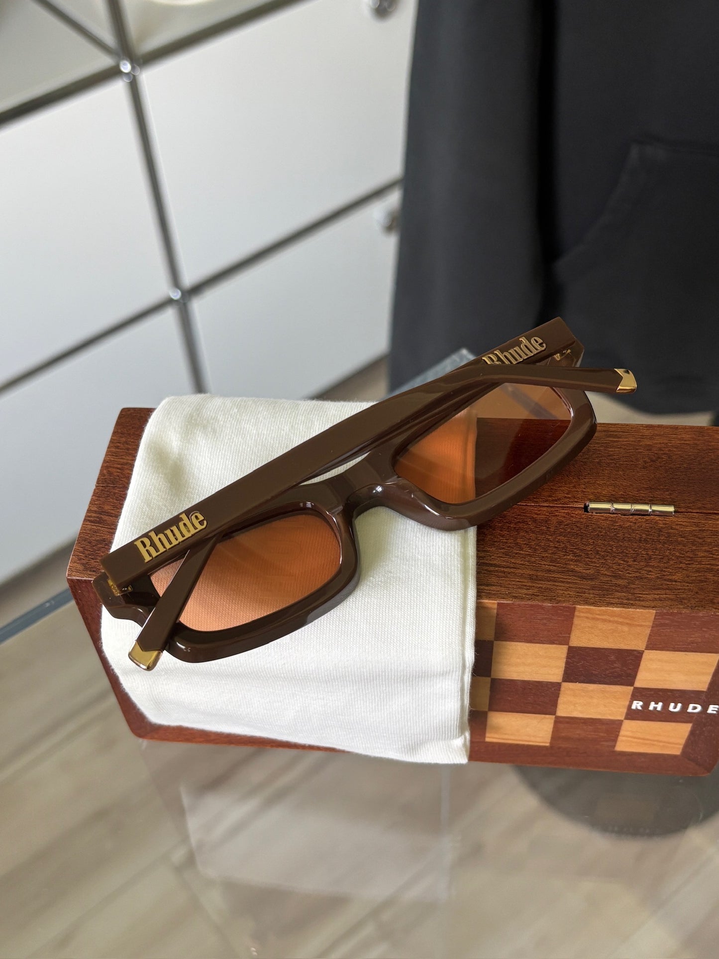 Mocha Brown Steve Frame Sunglasses