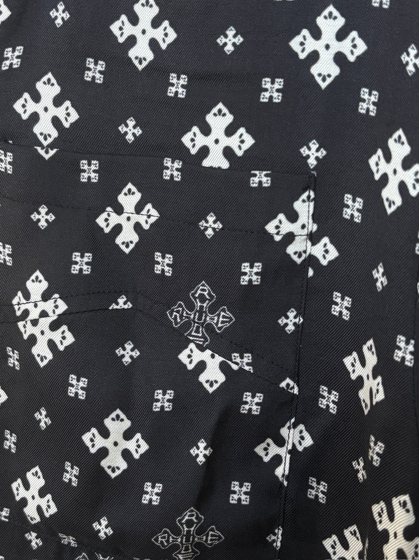 Monogram Silk Logo Shirt