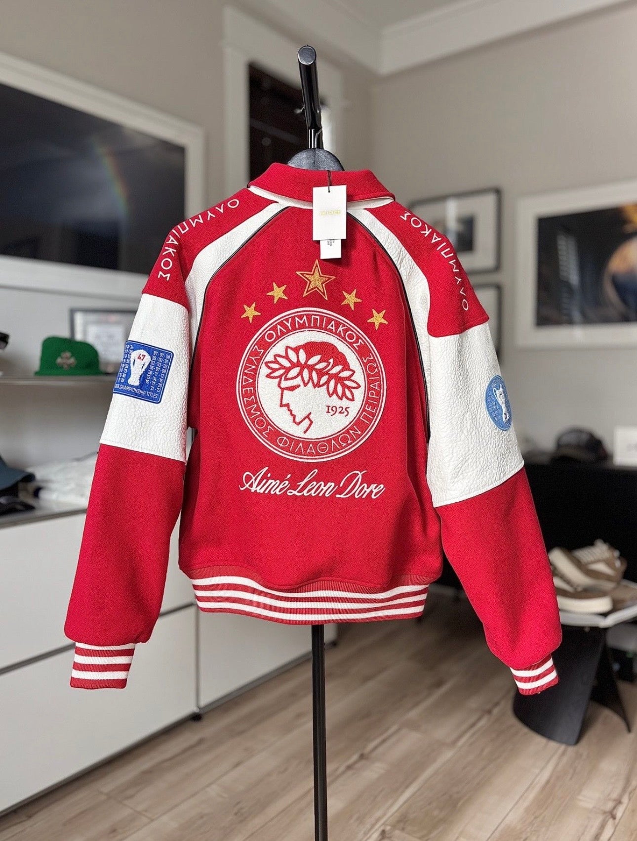 Olympiacos Varsity Jacket