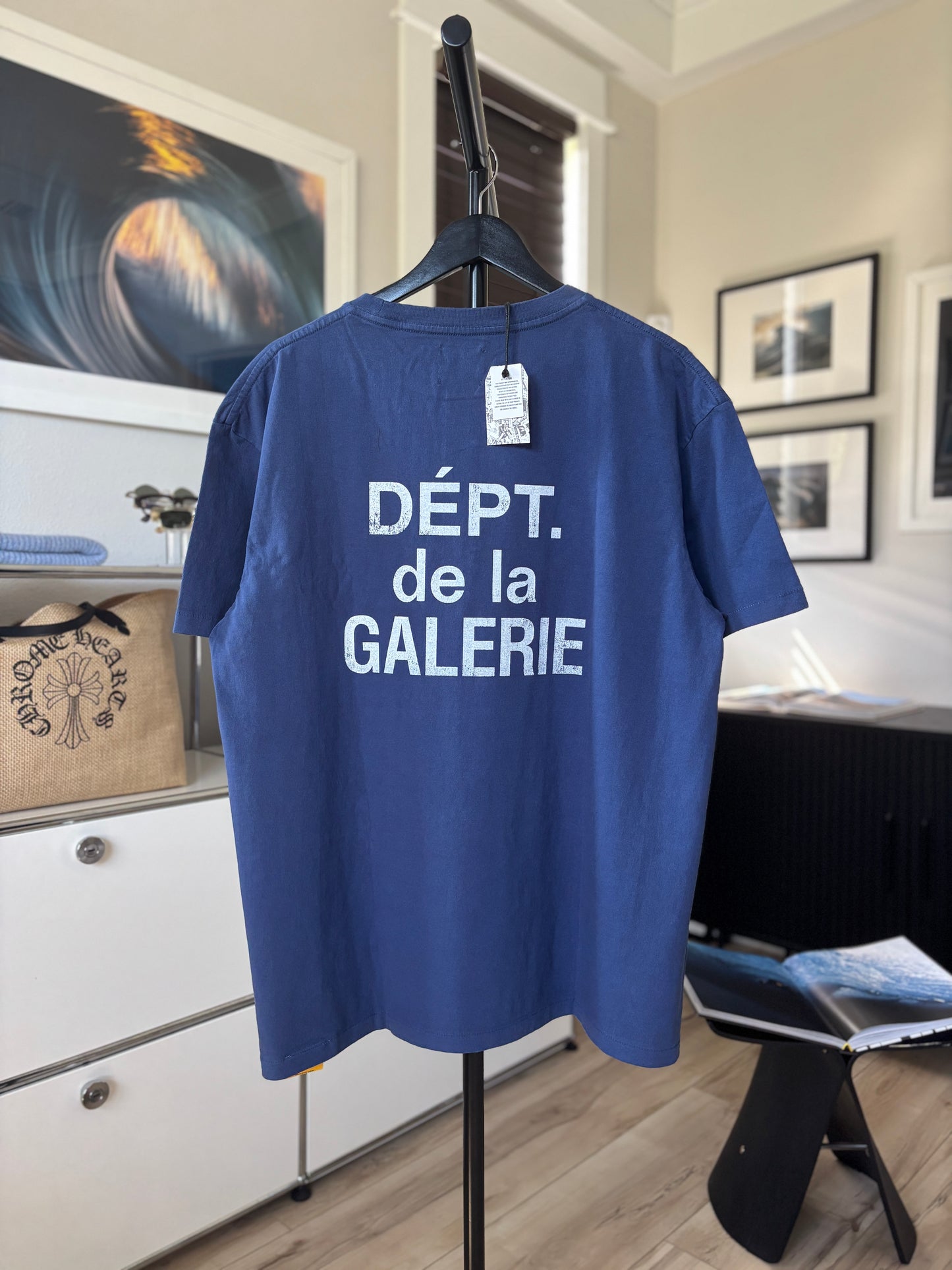Blue French Logo Tee