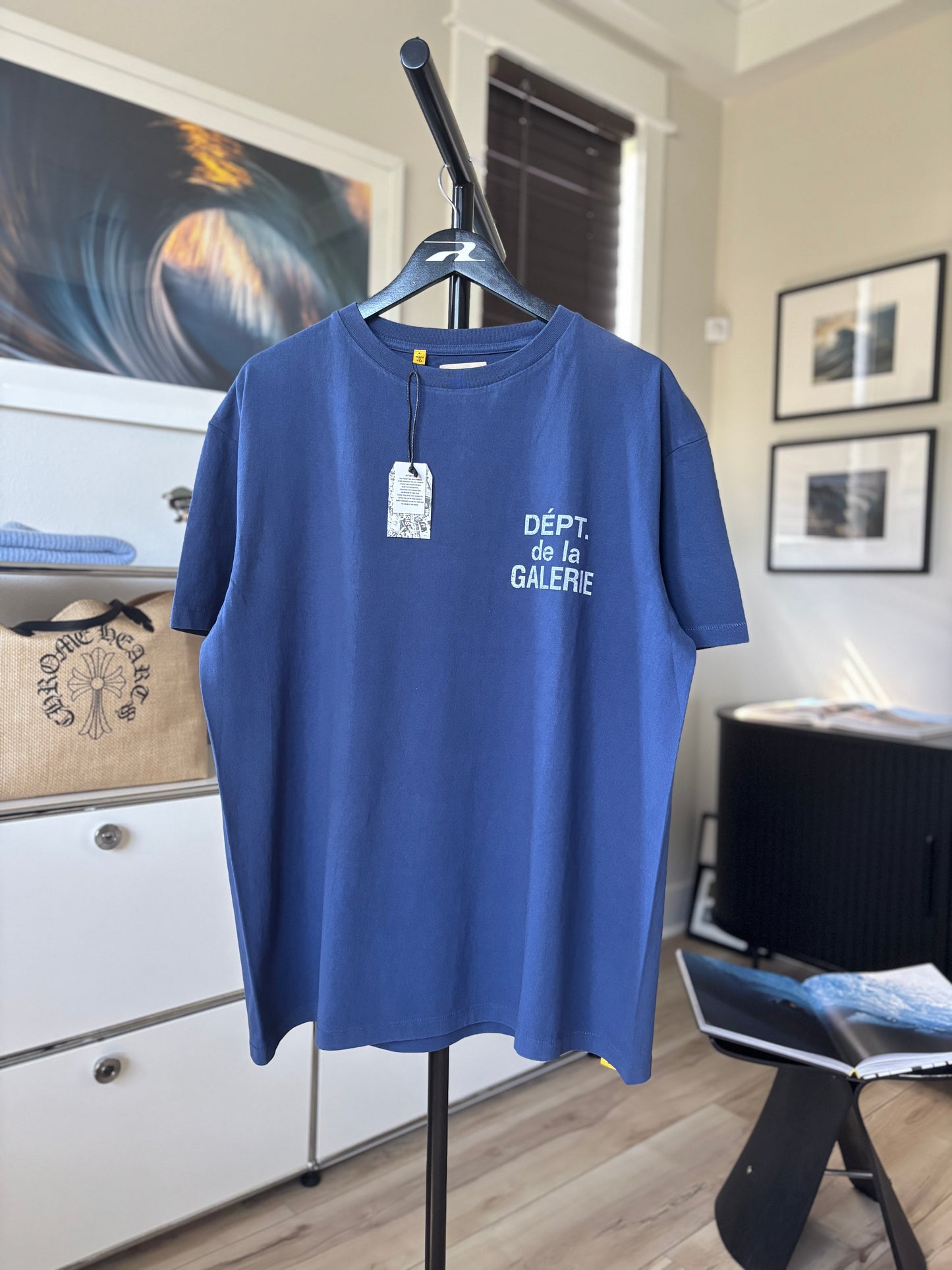 Blue French Logo Tee