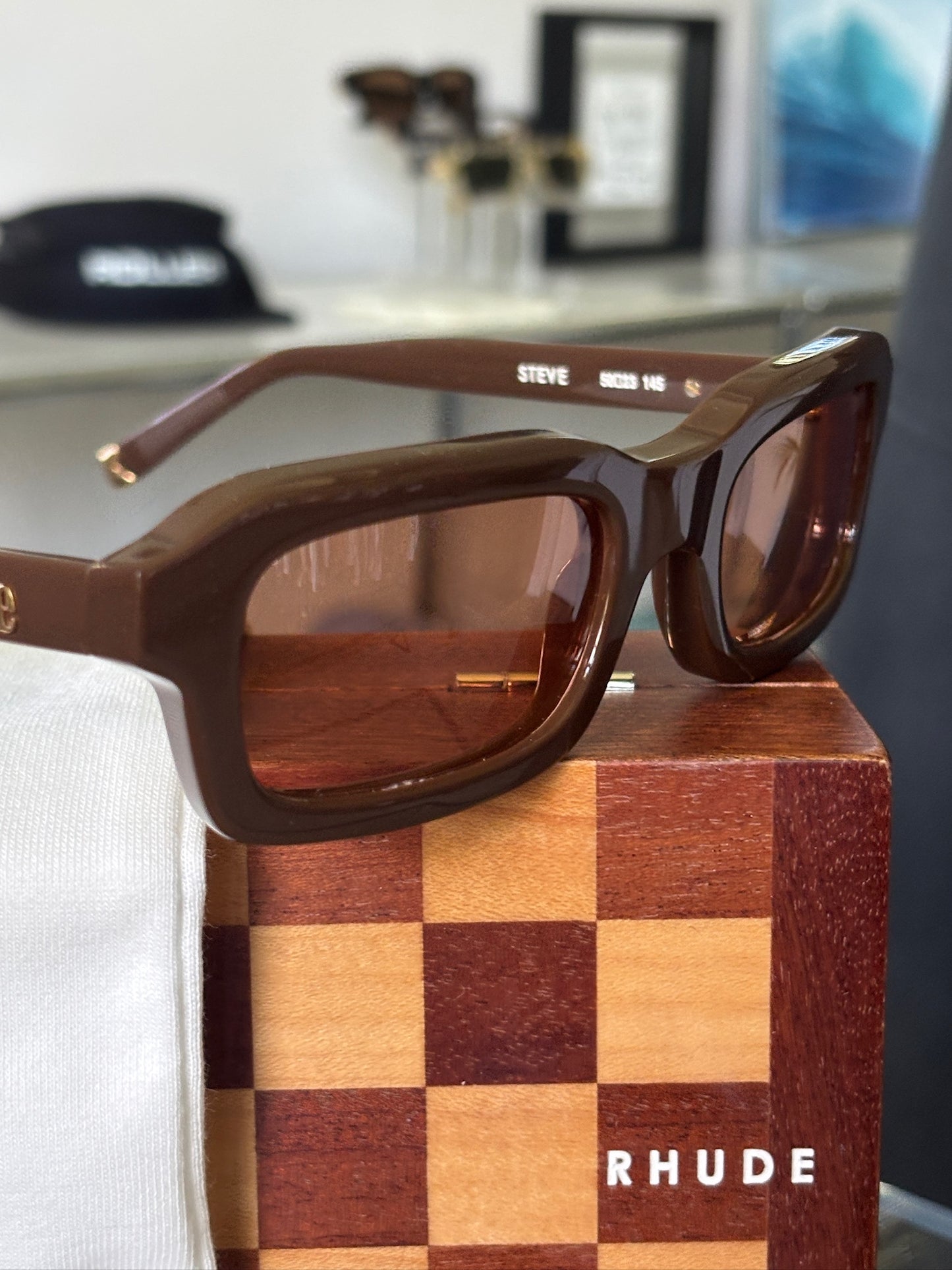 Mocha Brown Steve Frame Sunglasses