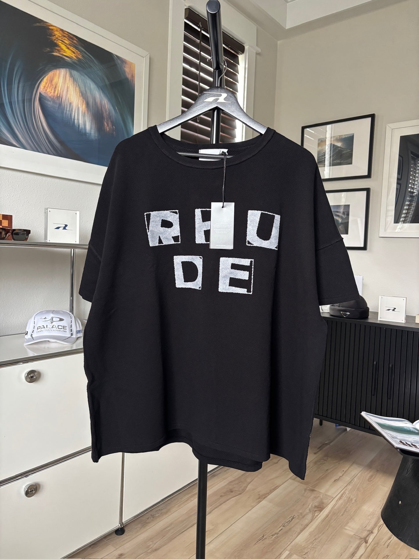 Textured Block Logo Tee