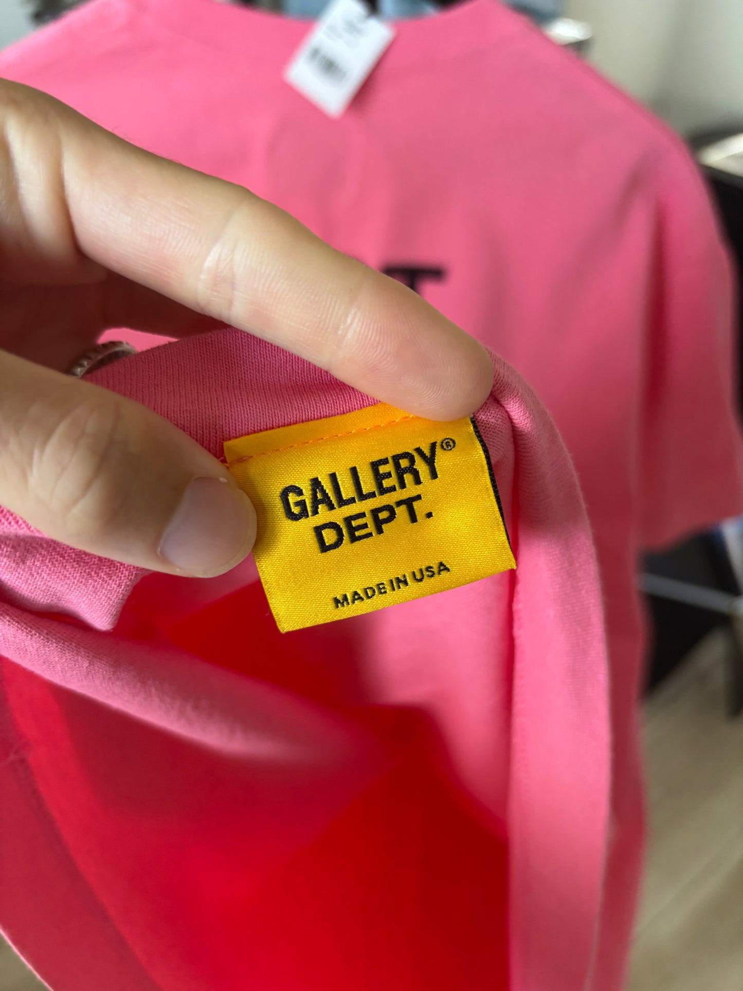 Pink French Logo Tee