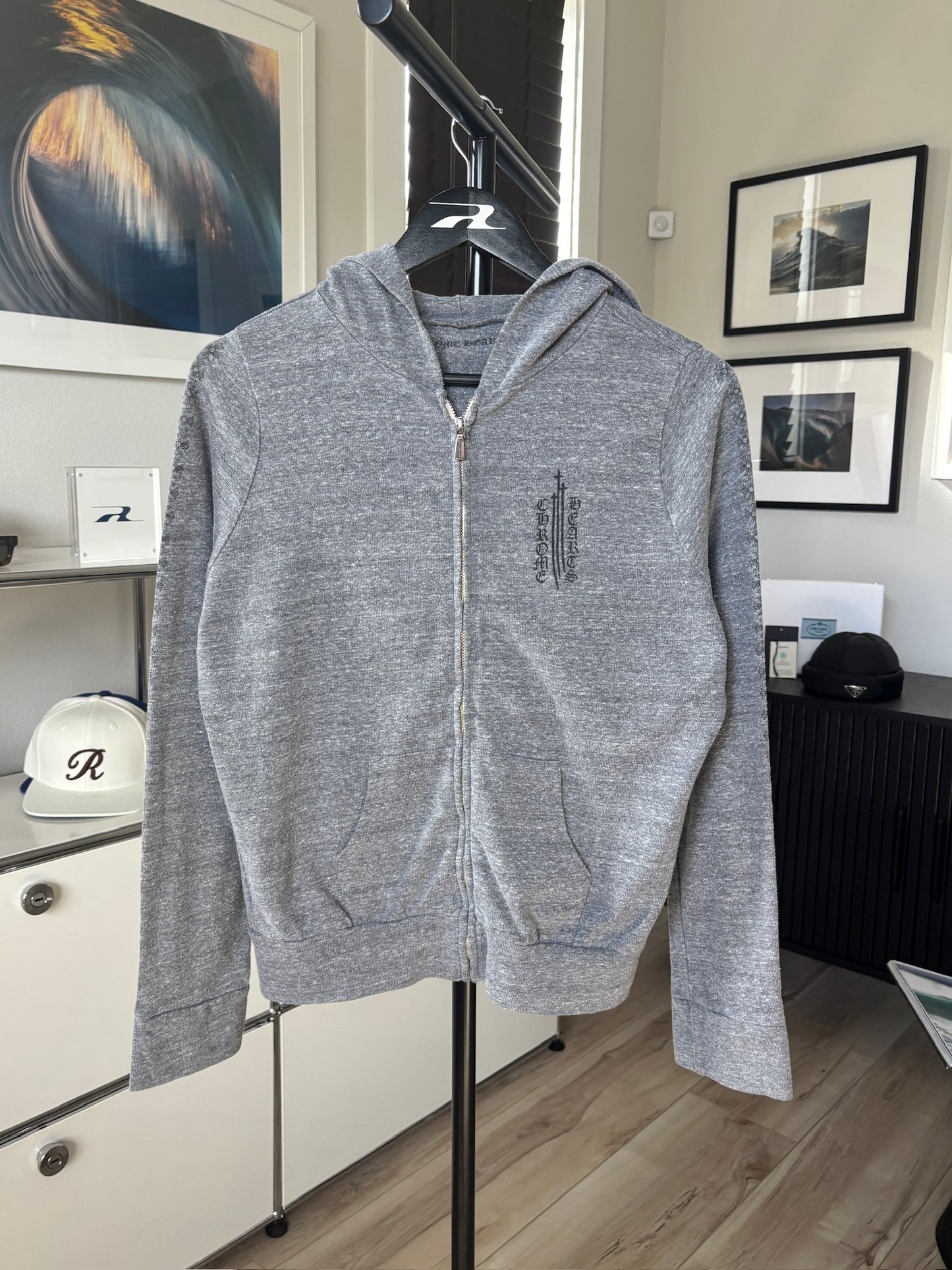 Cross Zip Hoodie