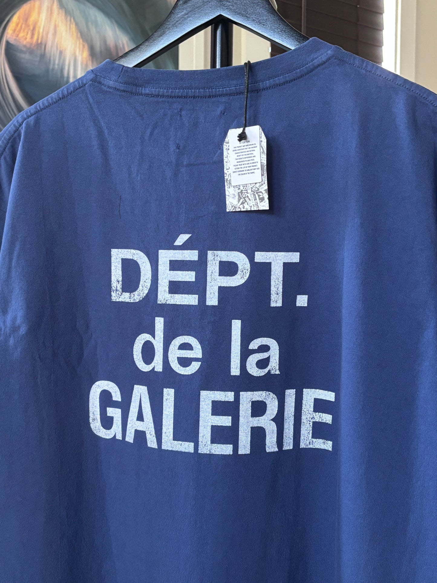 Blue French Logo Tee