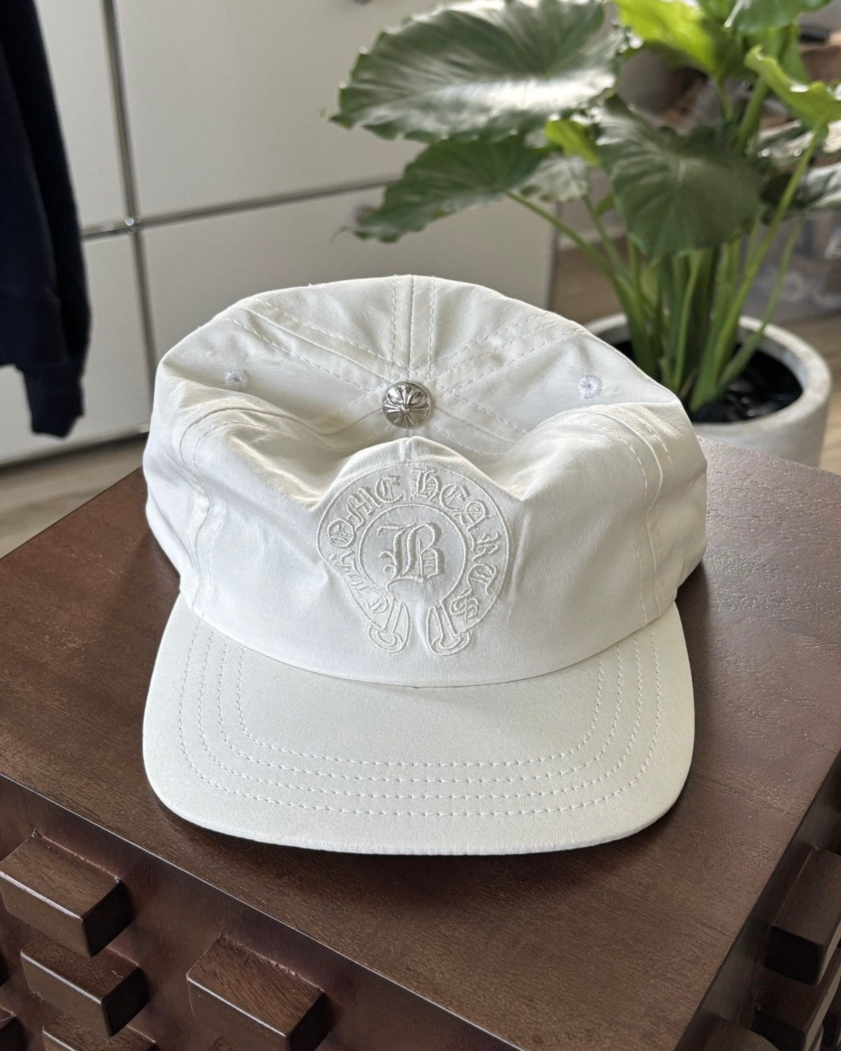 Bella Hadid 100% Silk Leather Cap