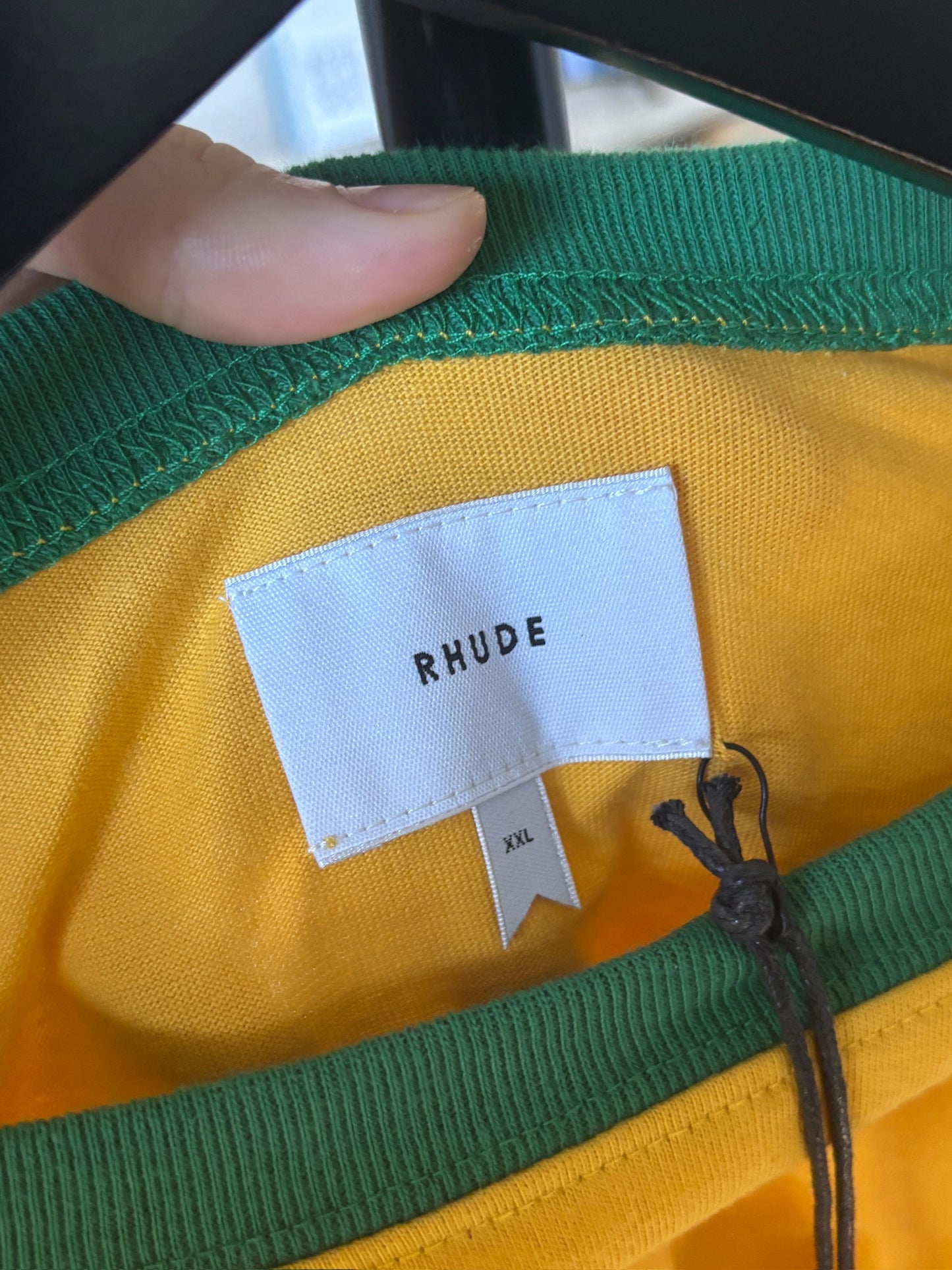 Yellow Green Logo Jersey Tee