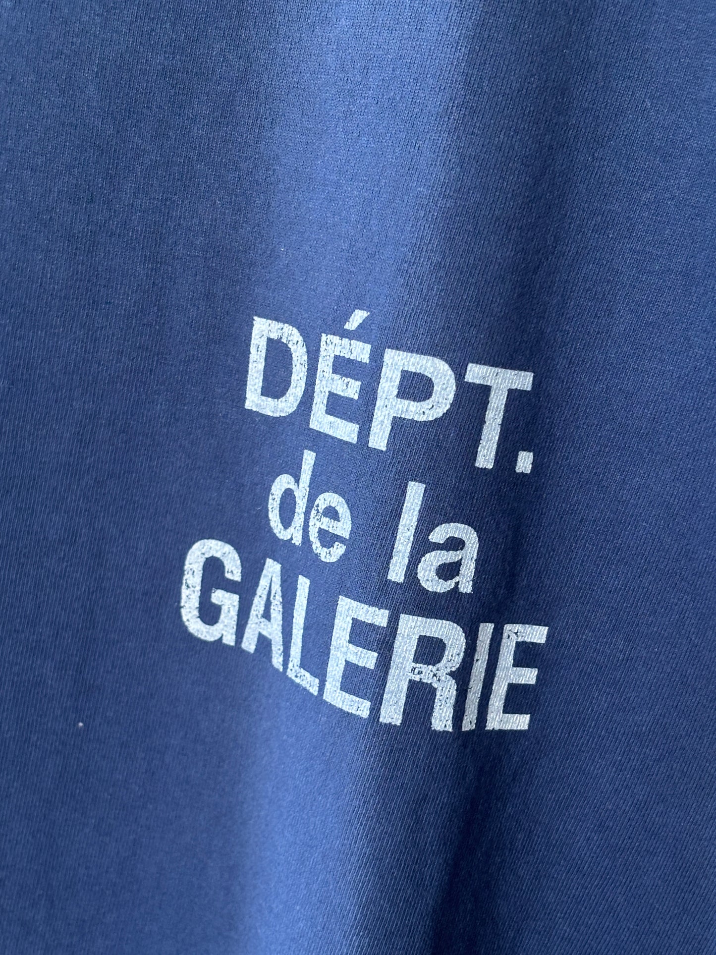 Blue French Logo Tee