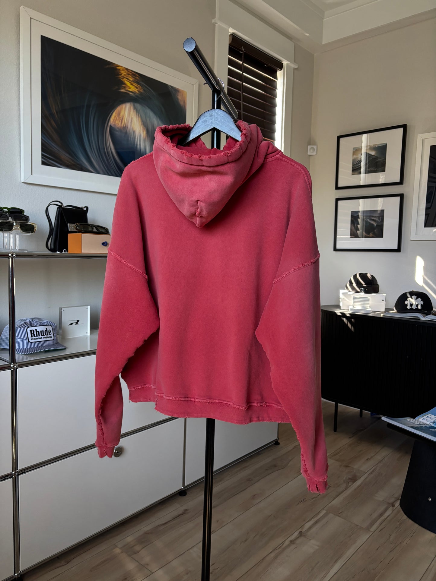 Distressed Logo Hoodie