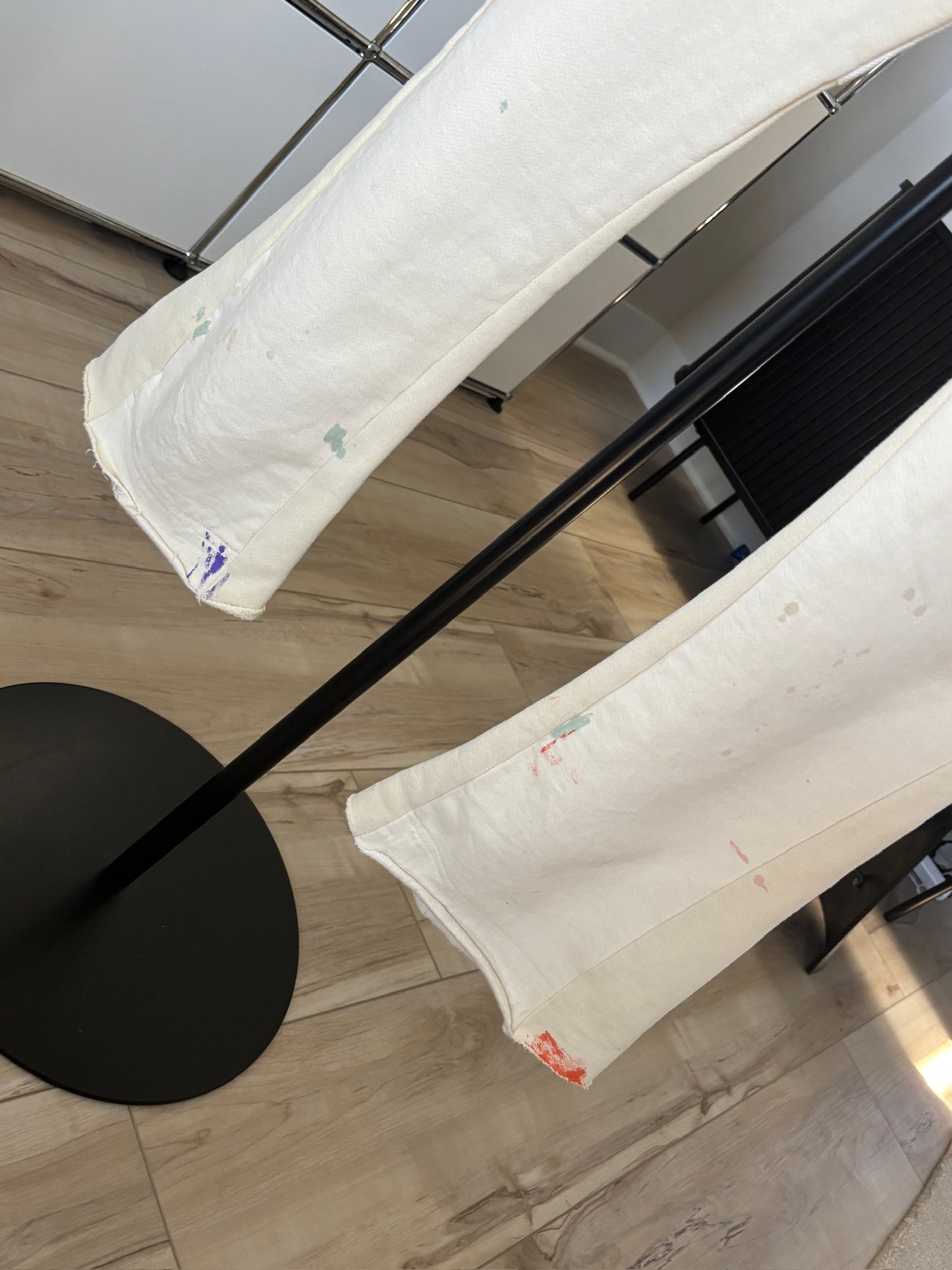 Cream Flare Sweatpants