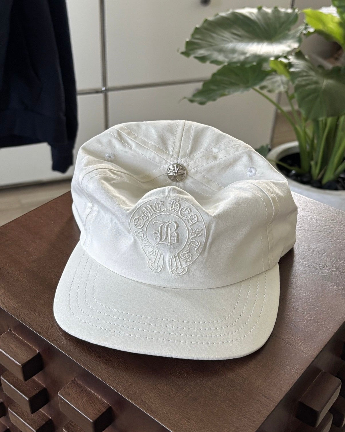 Bella Hadid 100% Silk Leather Cap