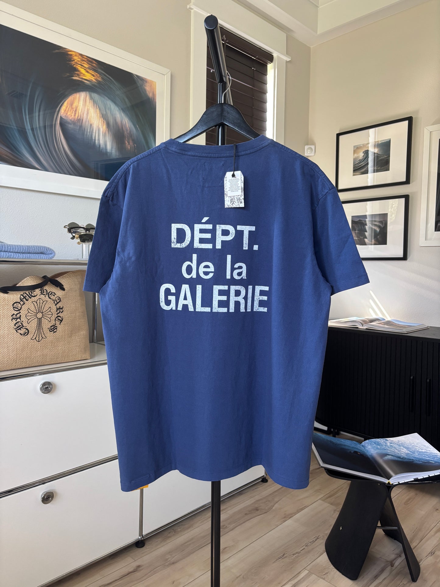 Blue French Logo Tee