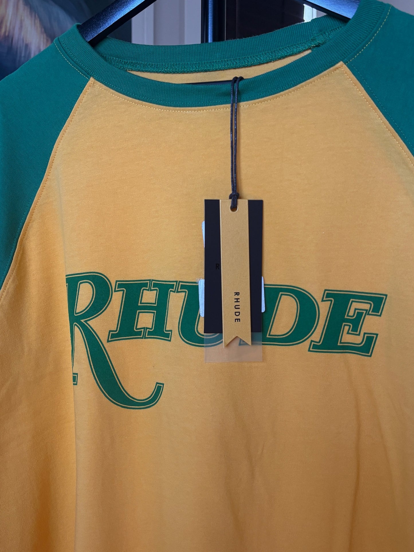 Yellow Green Logo Jersey Tee