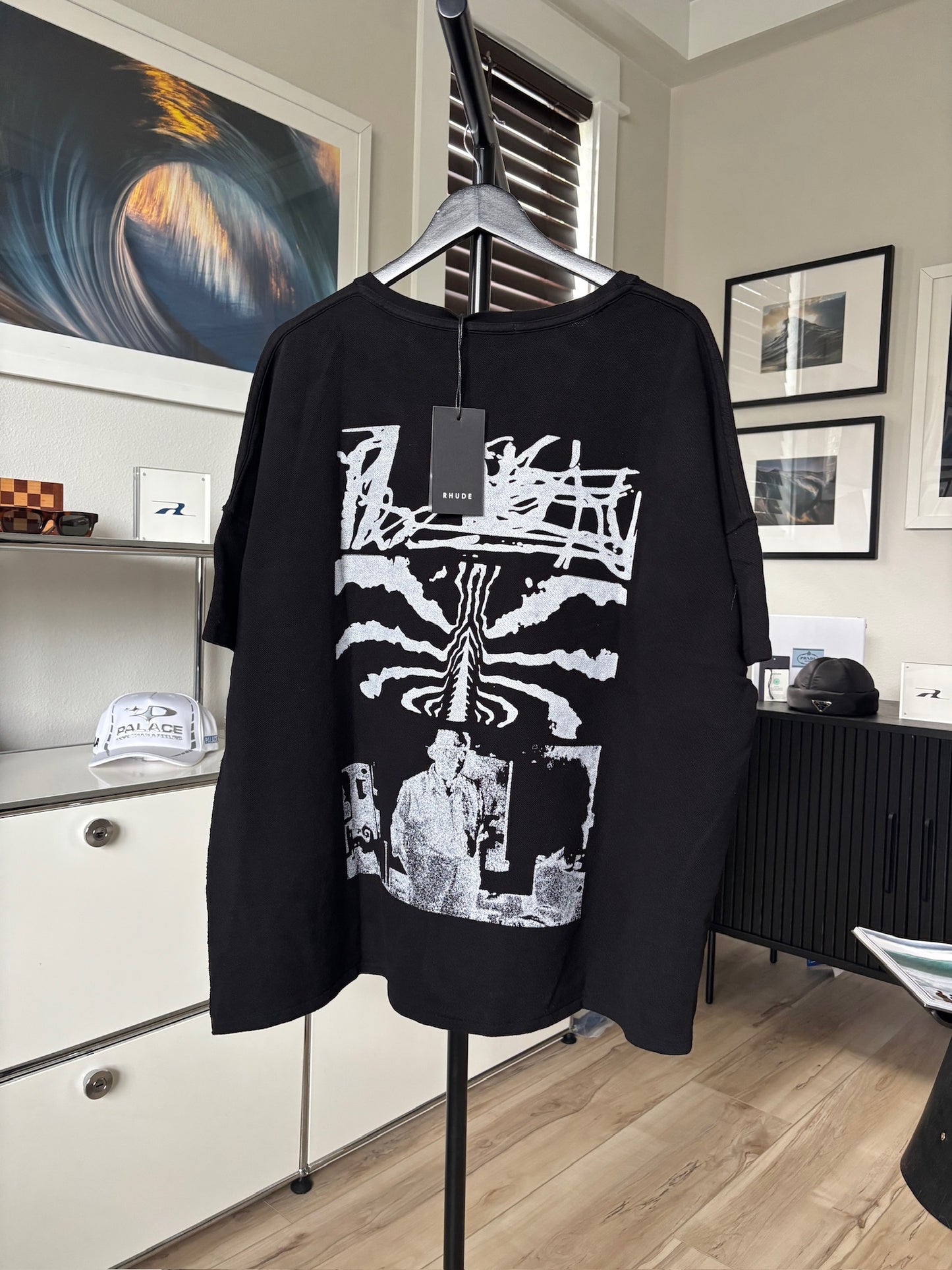 Textured Block Logo Tee