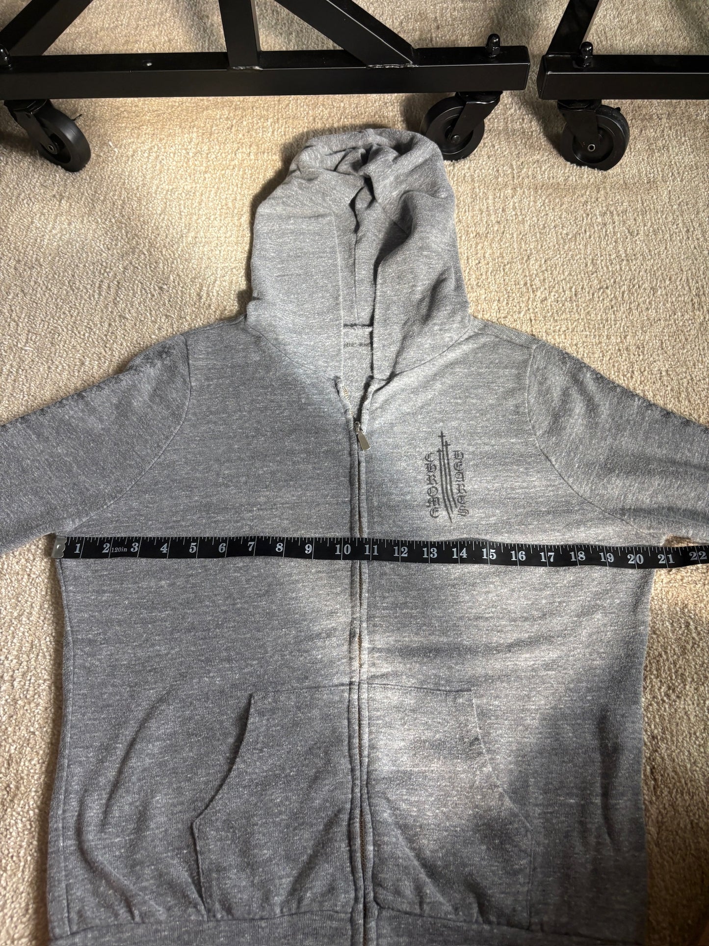Cross Zip Hoodie