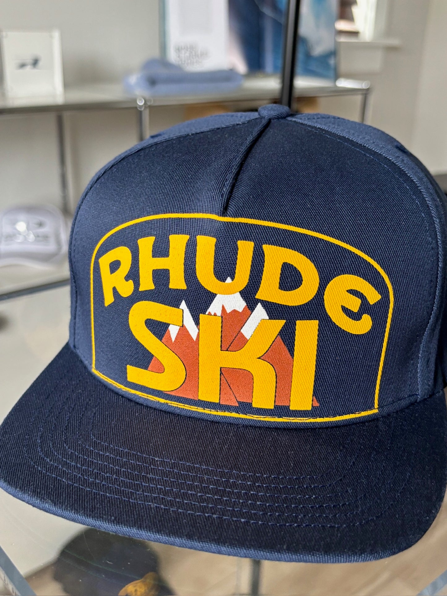 Ski Mountain Resort Logo Hat