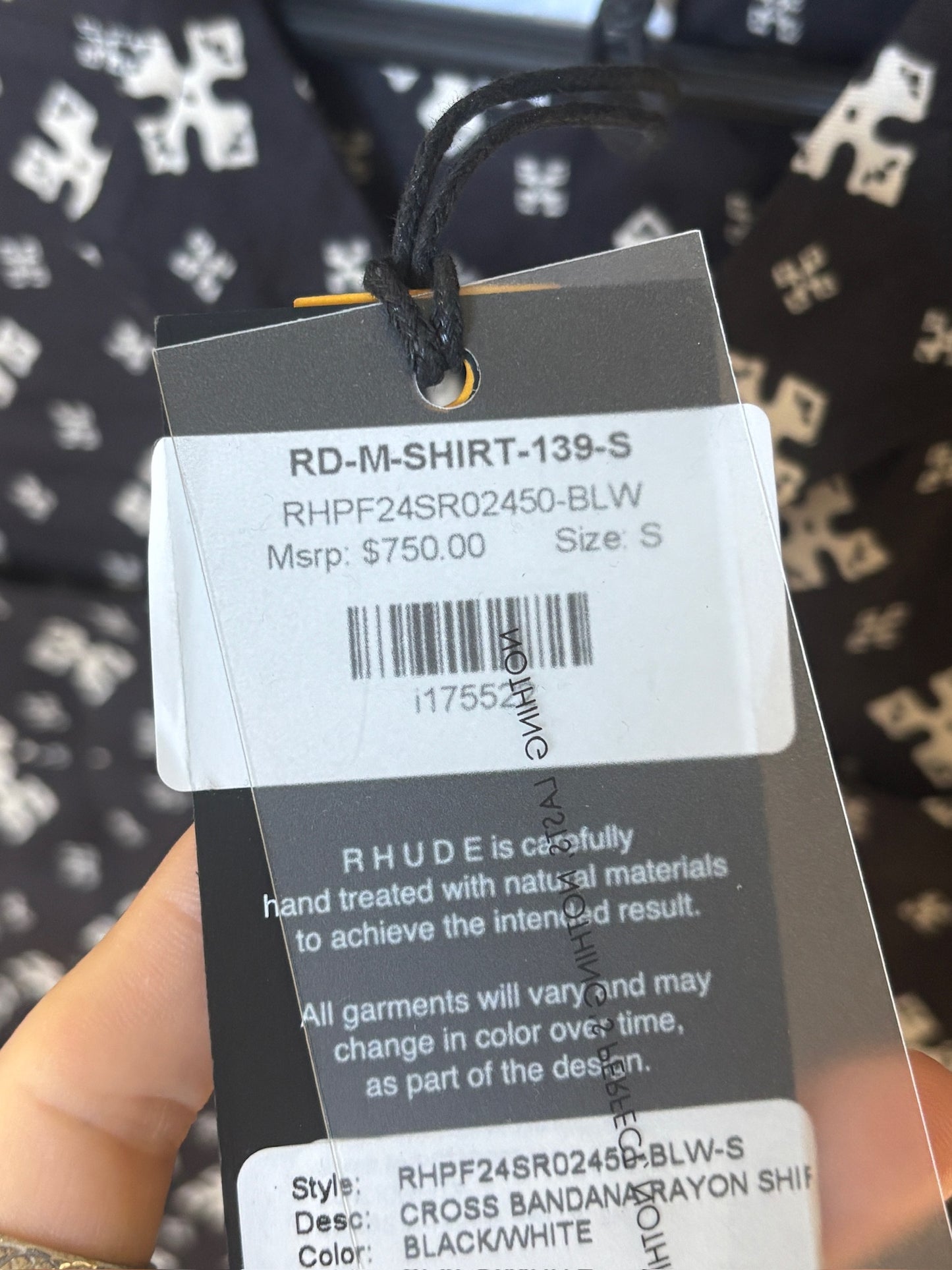 Monogram Silk Logo Shirt