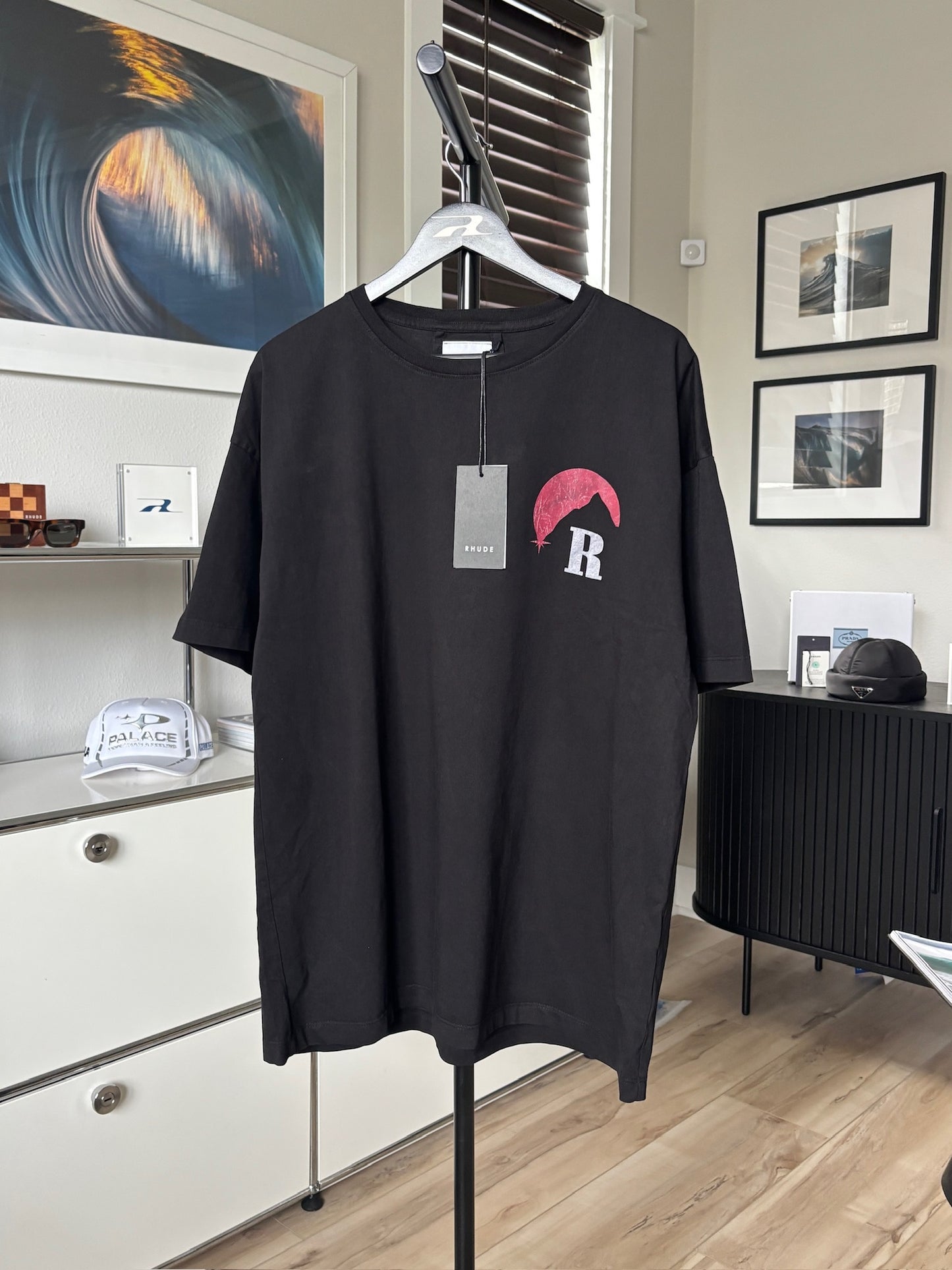 Moonlight Red Logo Tee