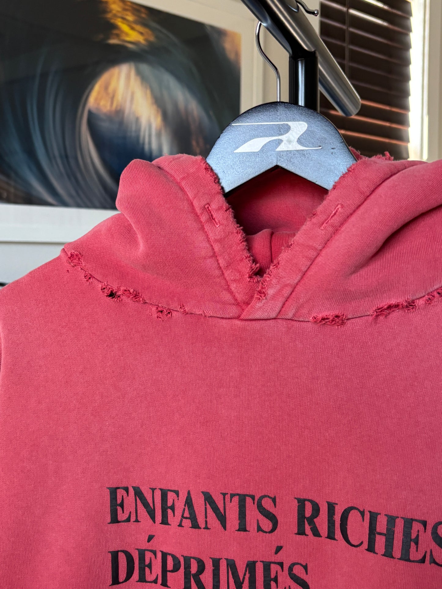 Distressed Logo Hoodie