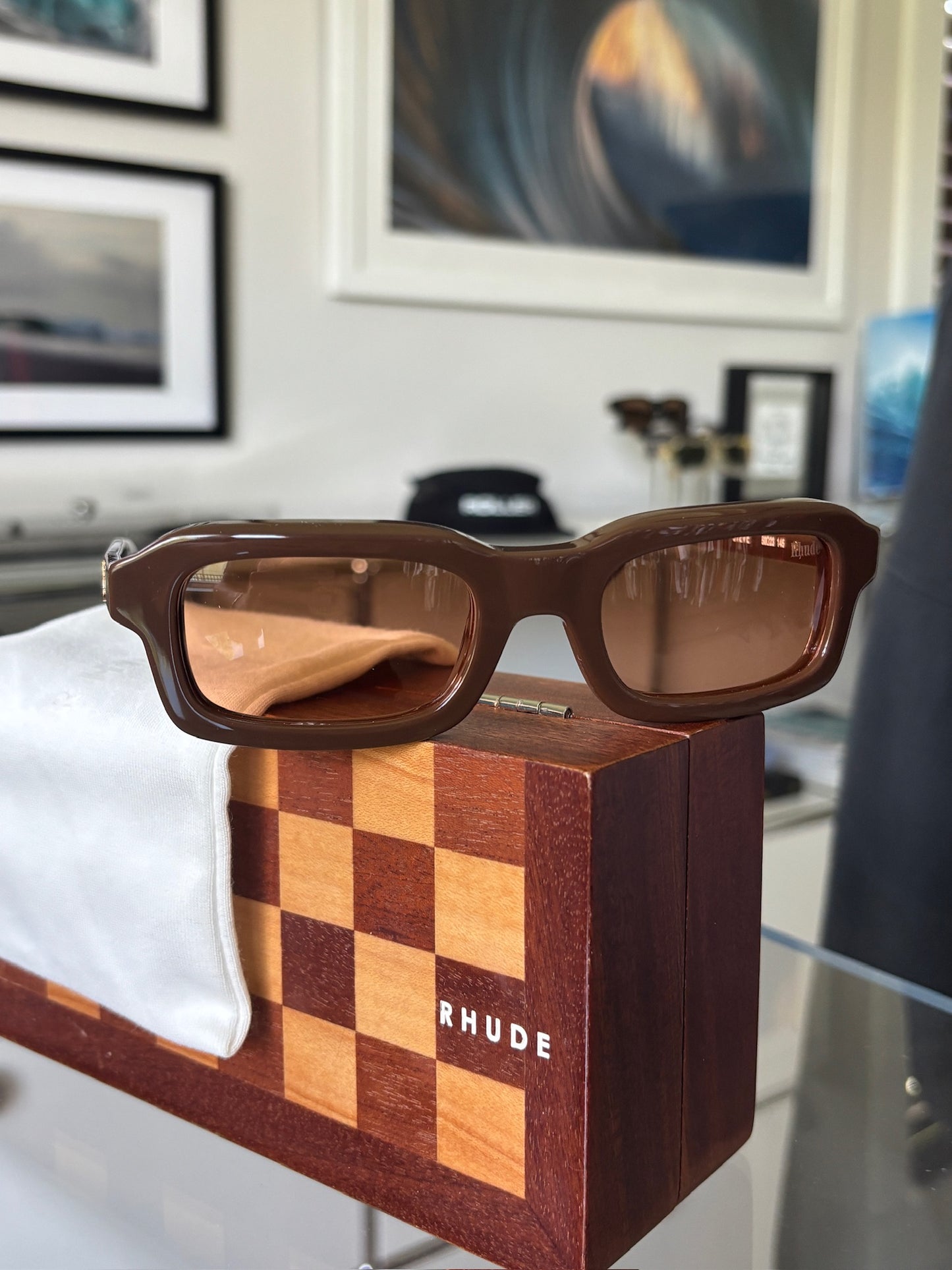 Mocha Brown Steve Frame Sunglasses
