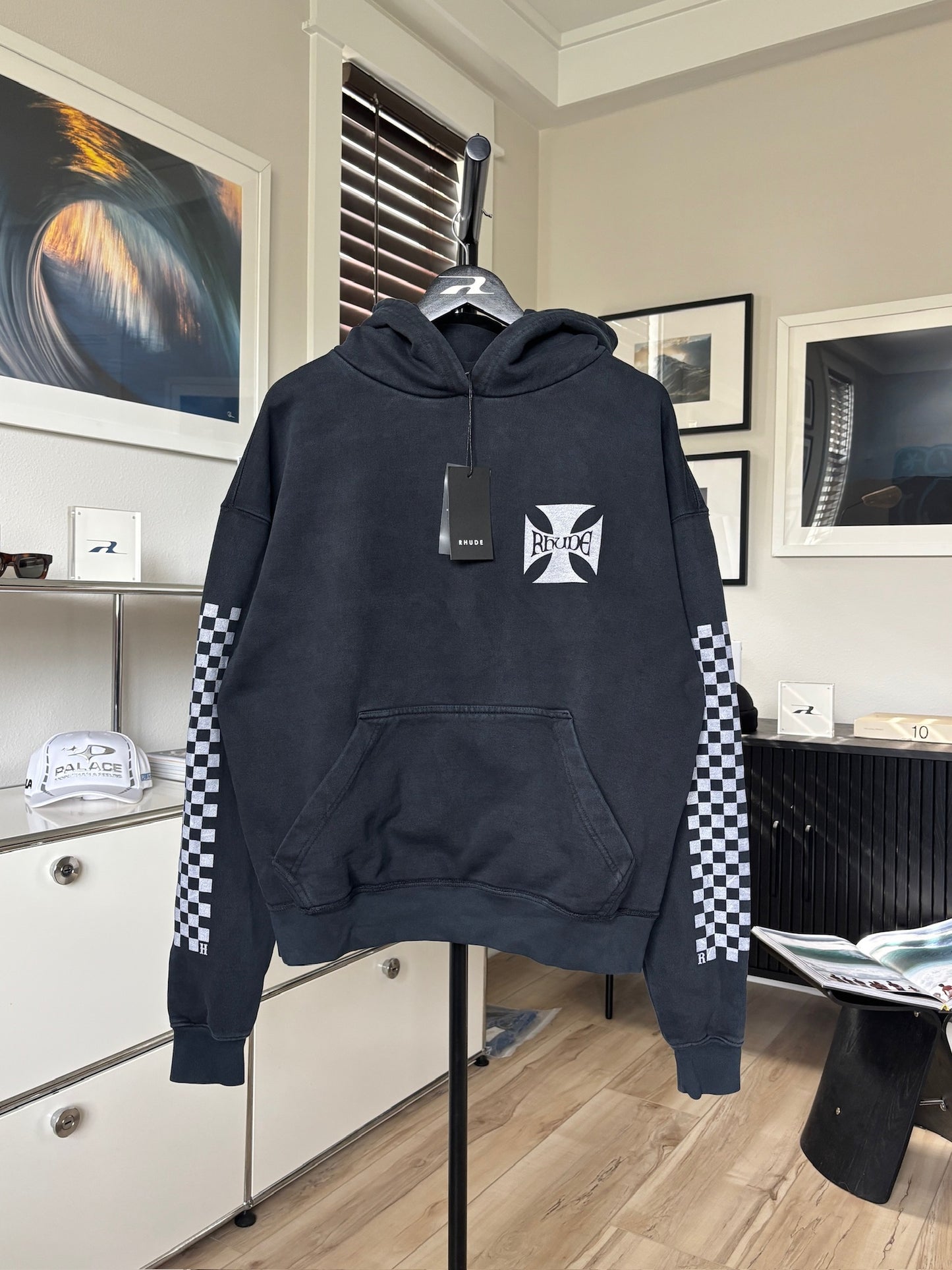 Biker Cross Logo Hoodie