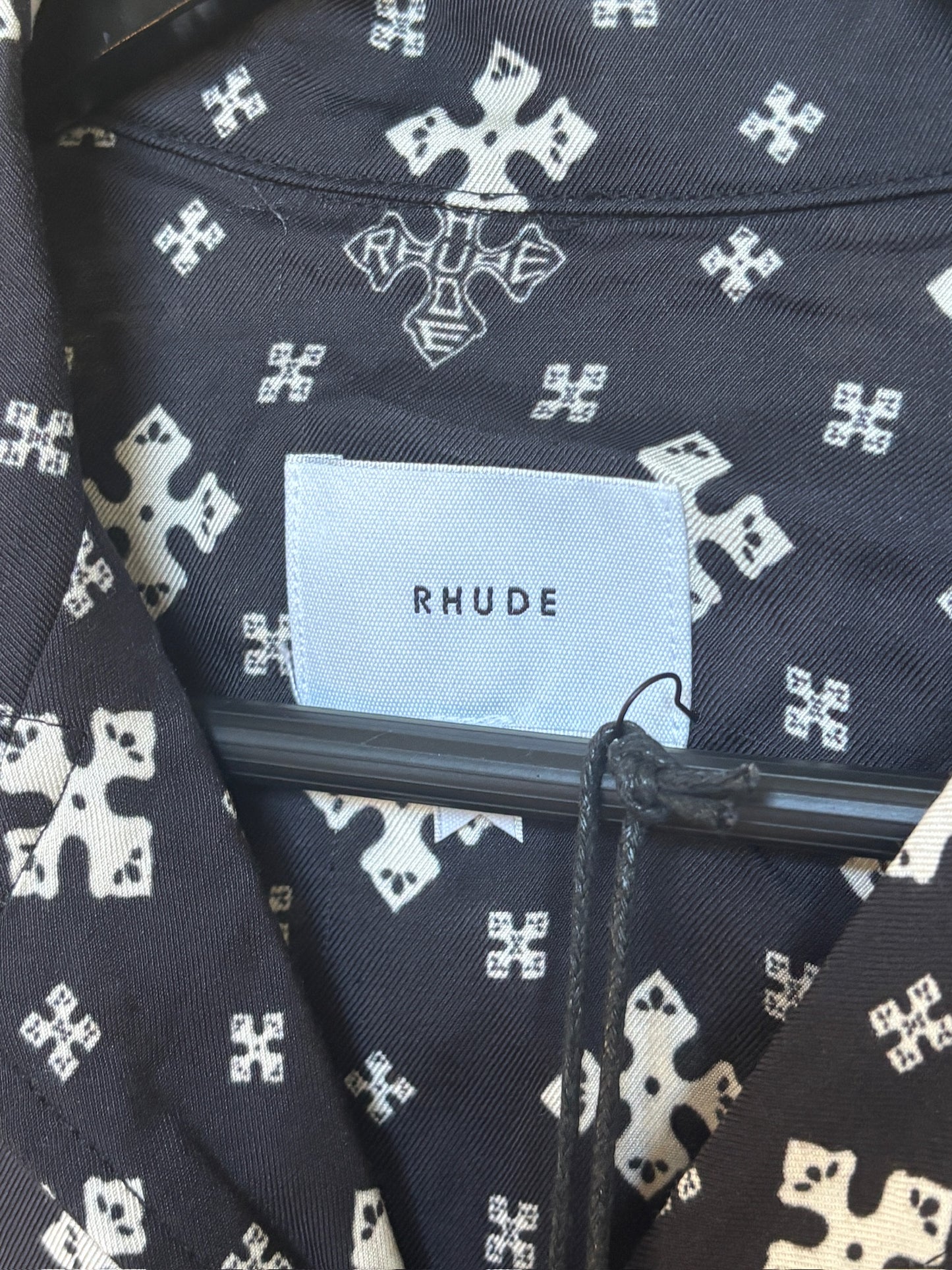 Monogram Silk Logo Shirt