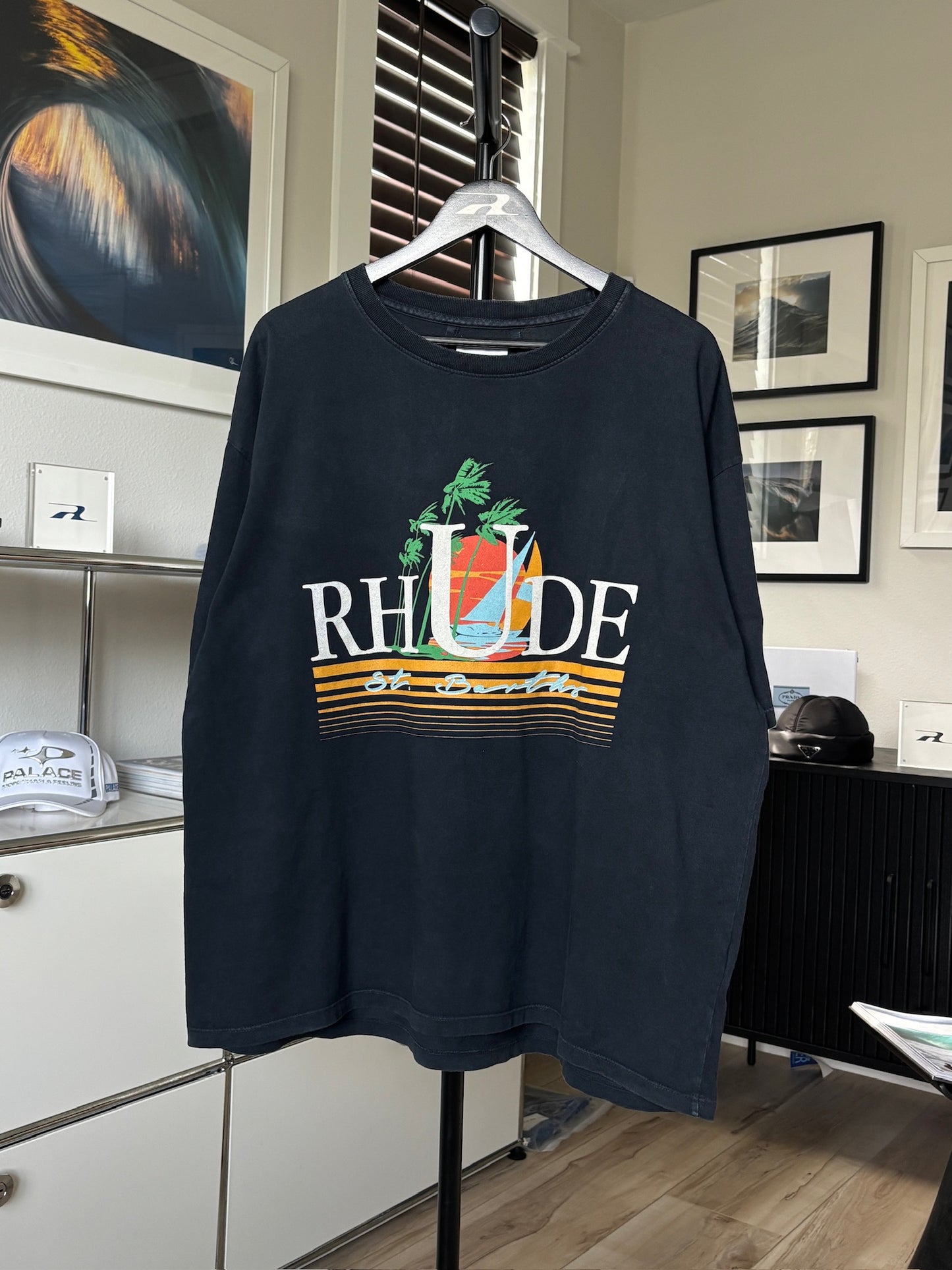 Faded St. Barths Sailing Logo Tee