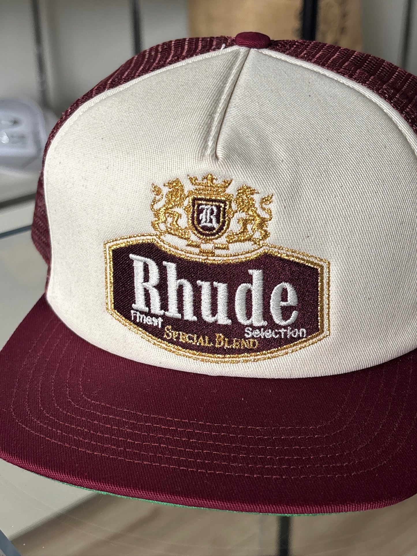 Burgundy Wine Logo Hat