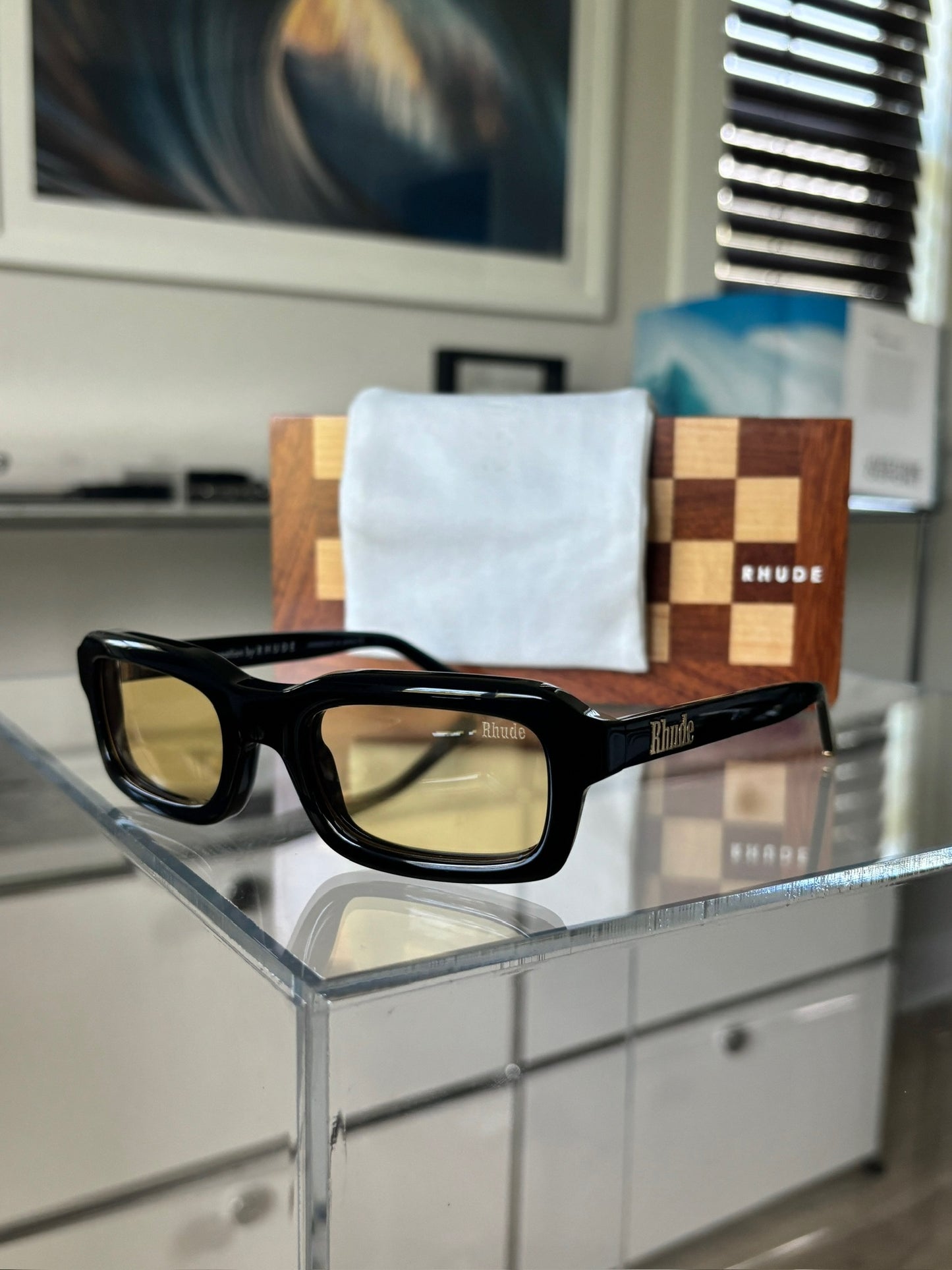 Black Steve Frame Sunglasses
