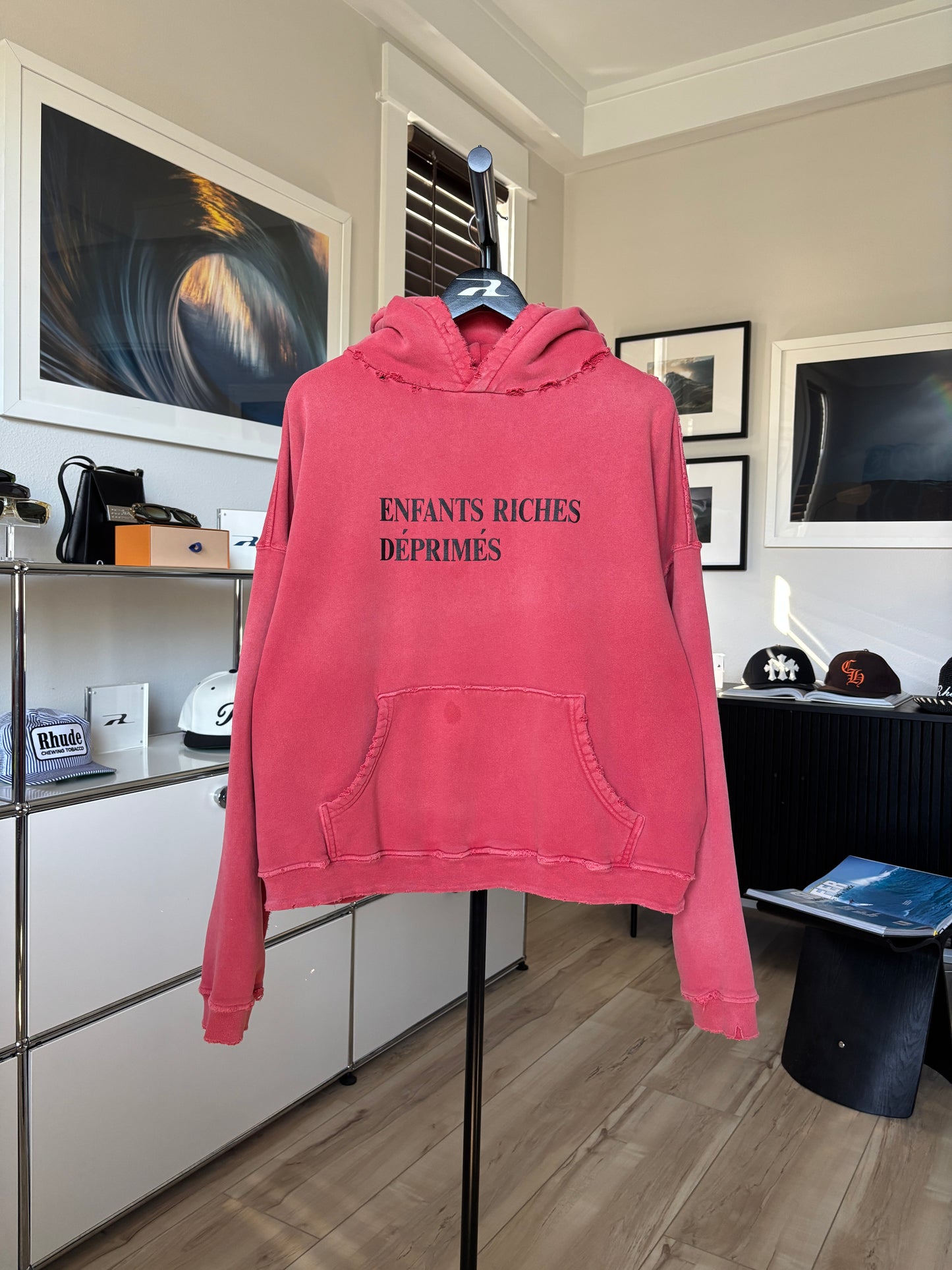 Distressed Logo Hoodie