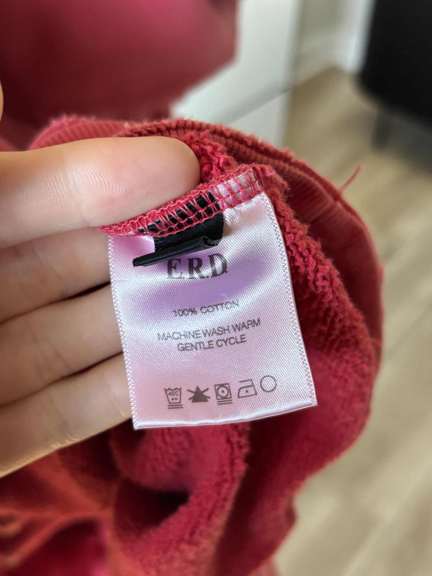 Distressed Logo Hoodie