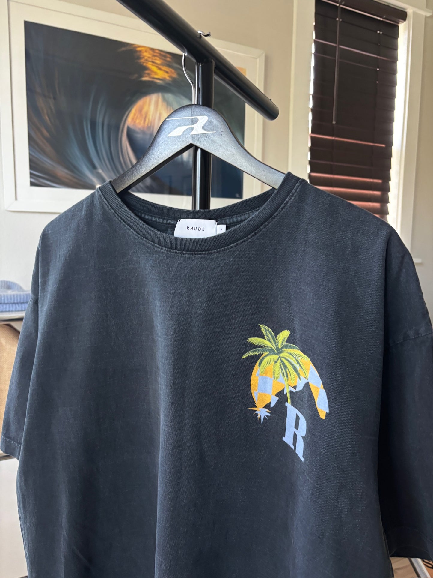 Faded Miami Moonlight F1 Logo Tee